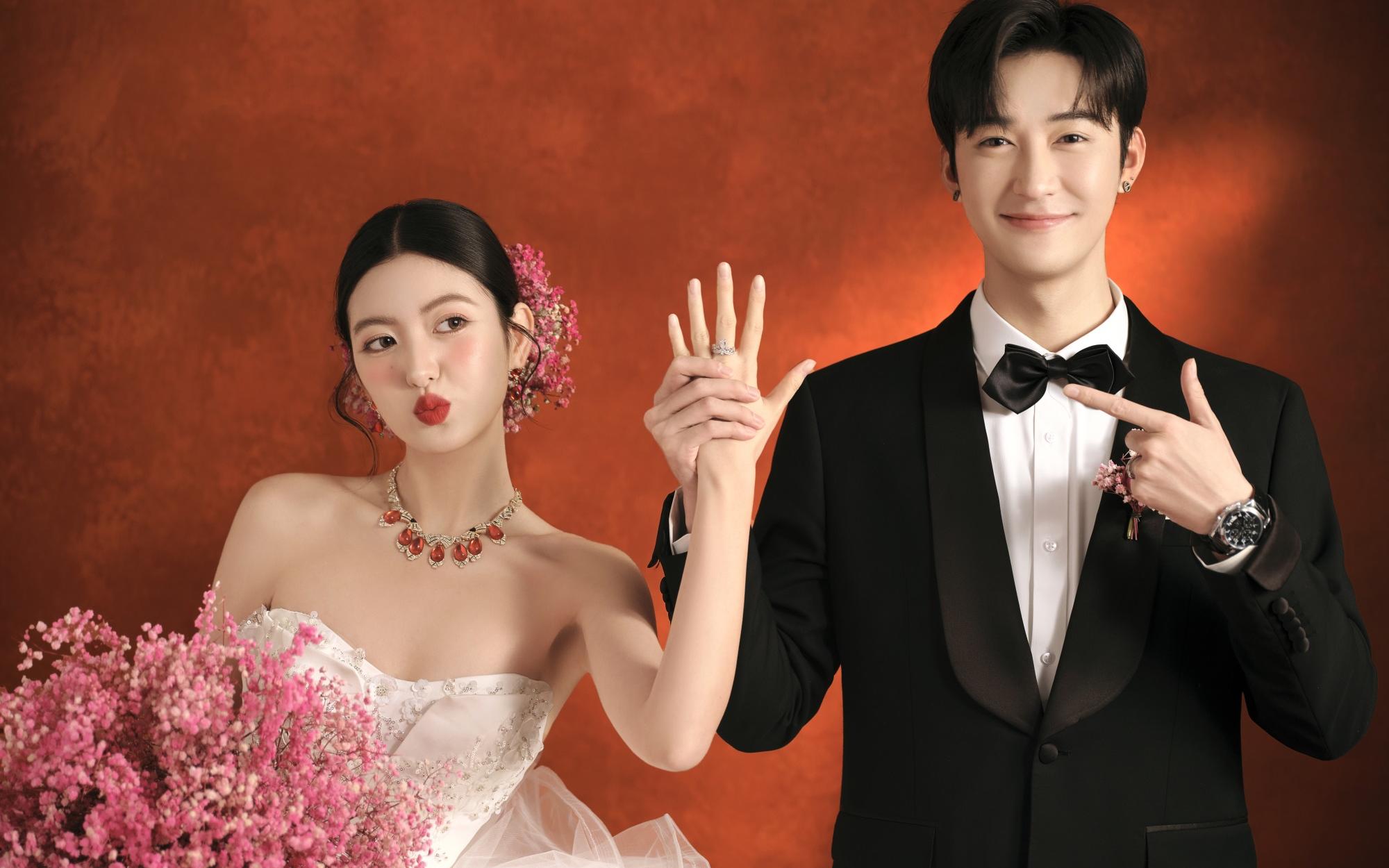 太權(quán)威了??拍到了劉亦菲同款滿天星婚紗照