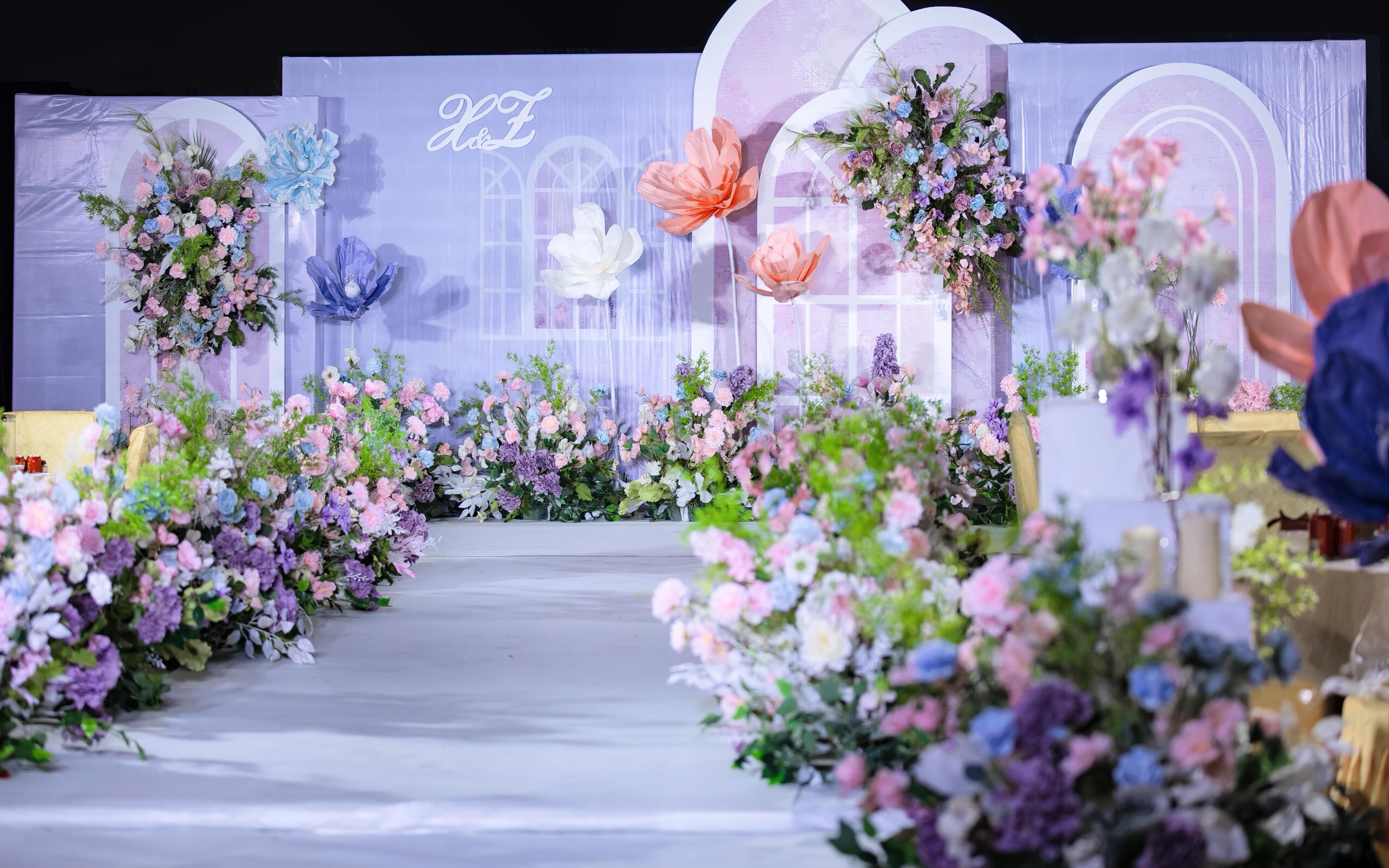 26年经典延续 法式田园风彩色婚礼实拍