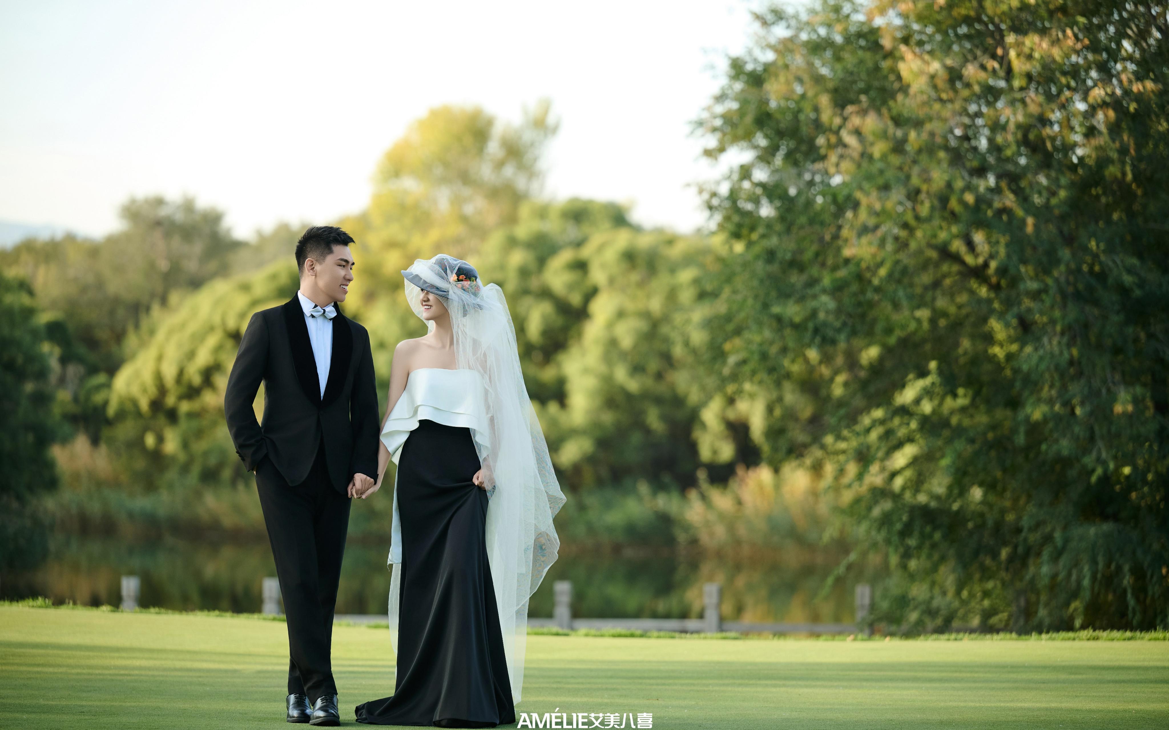 黑纱红玫婚照！高级感拉满🌹