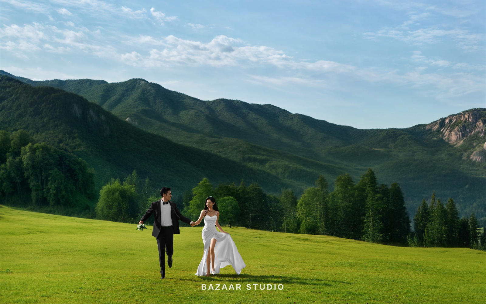 山顶纪实电影感婚纱照