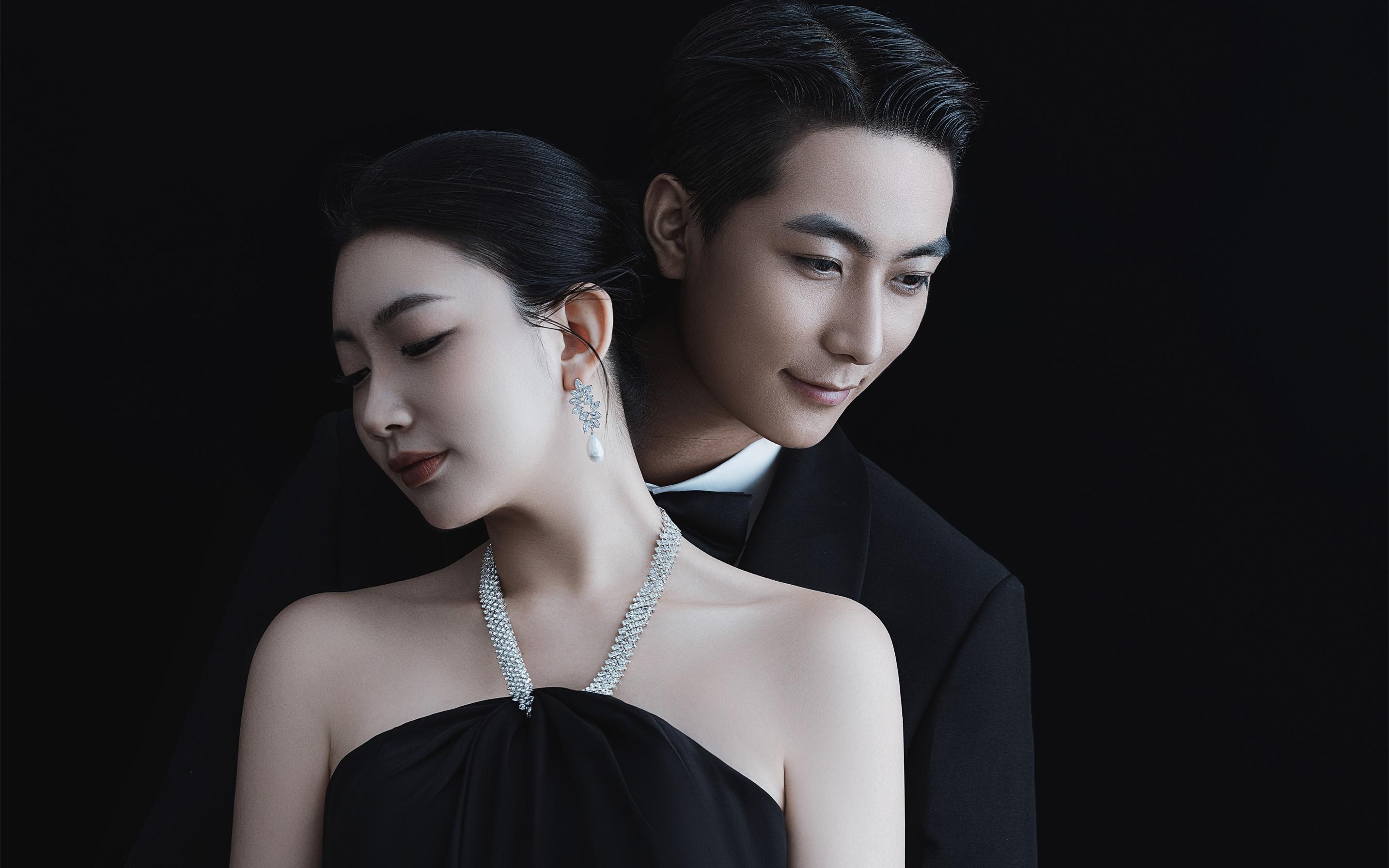 新中式清冷感???國(guó)風(fēng)工筆畫婚紗照