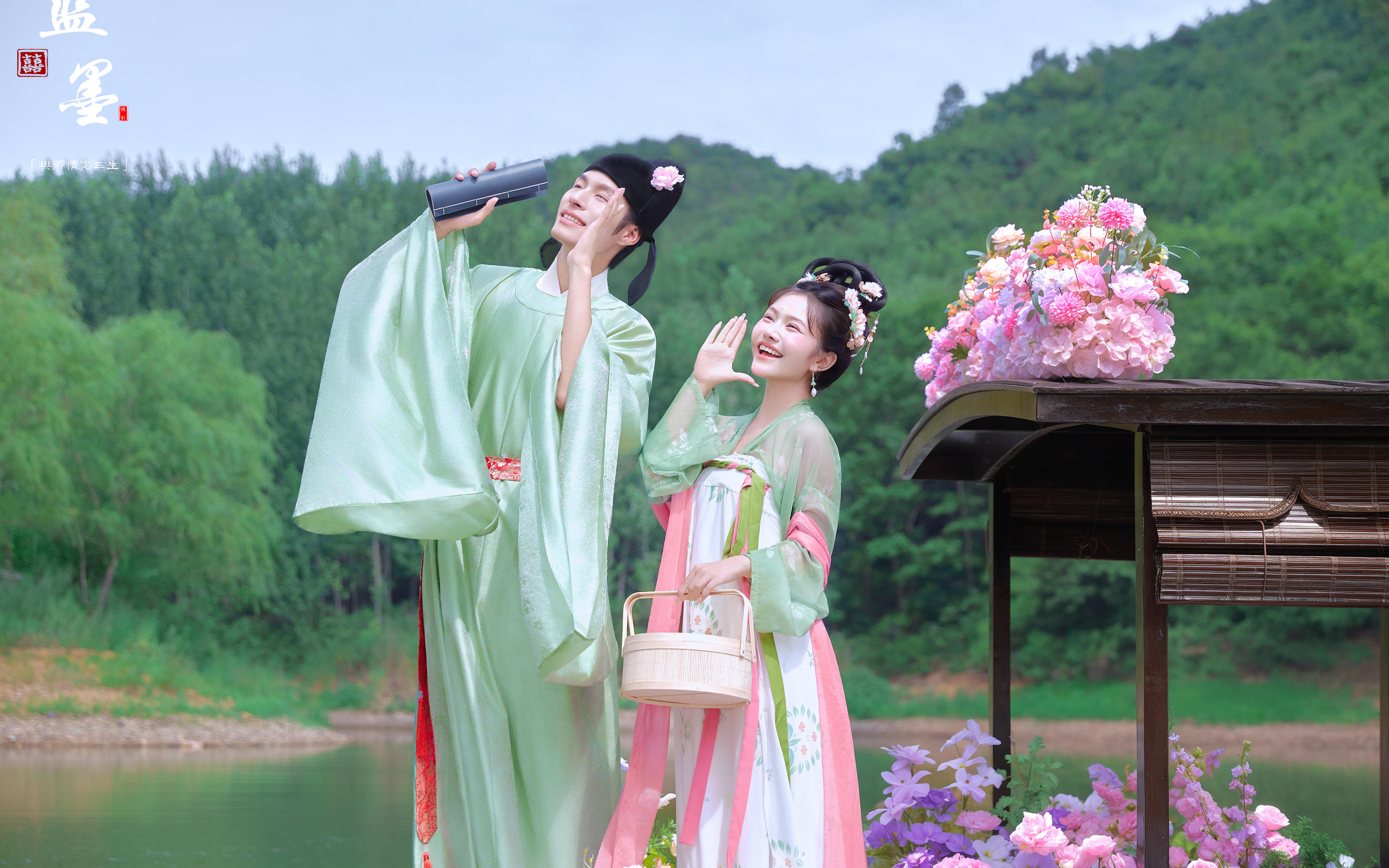 姐妹你看，我把婚紗照拍成了古裝甜寵劇