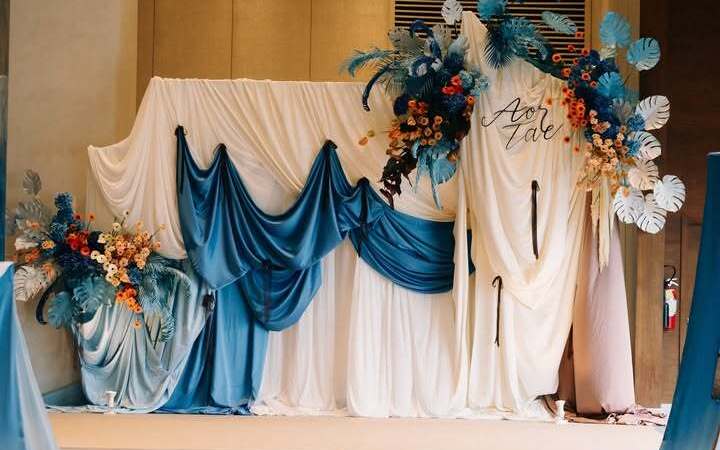 浪漫婚礼定制-克莱因蓝