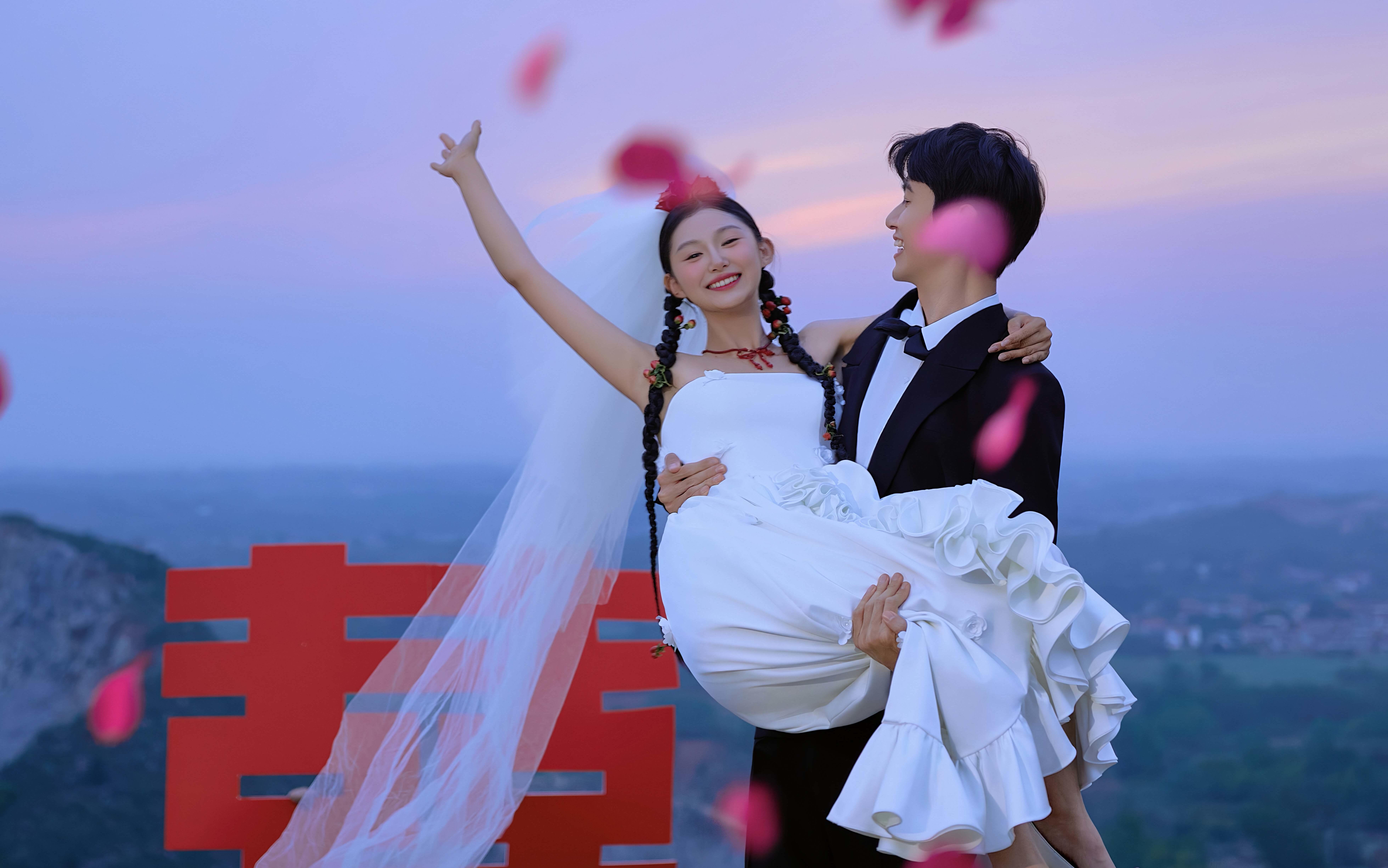 喜嫁风婚纱照就要打破常规的，直接爱上