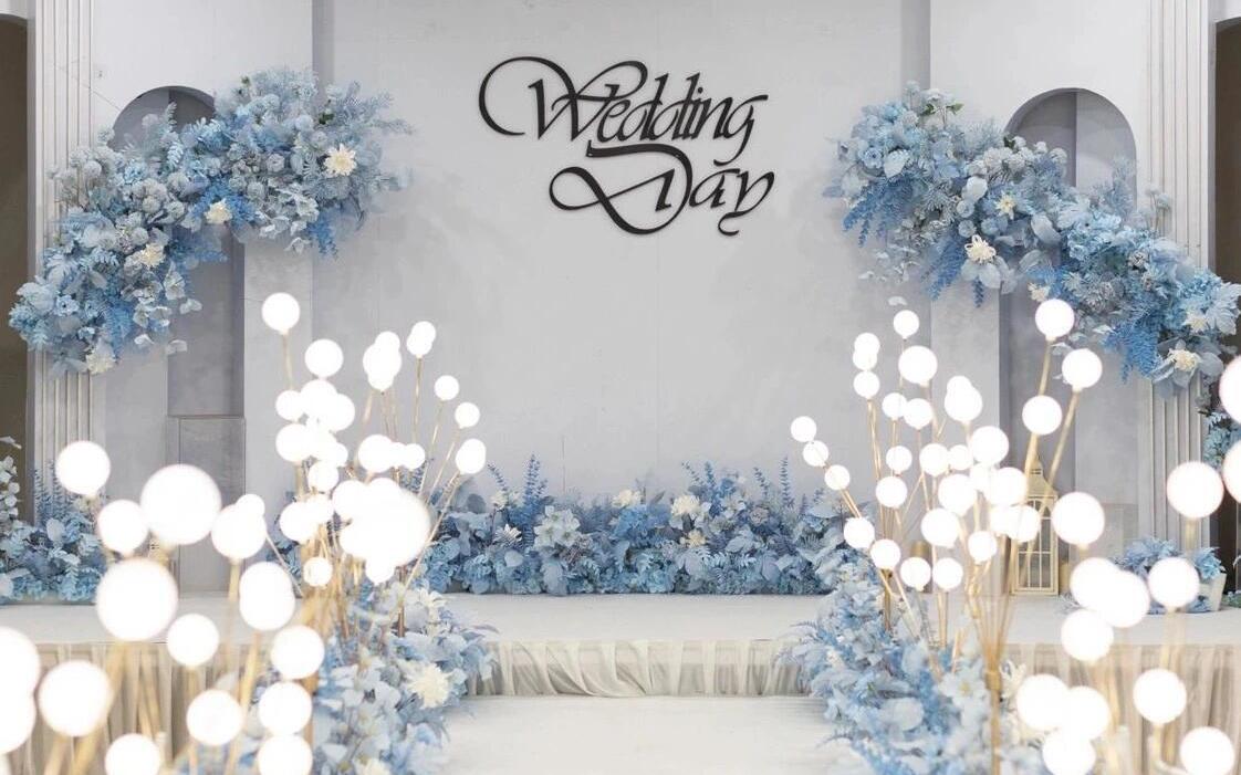 浪漫婚礼定制-雾霾蓝主题