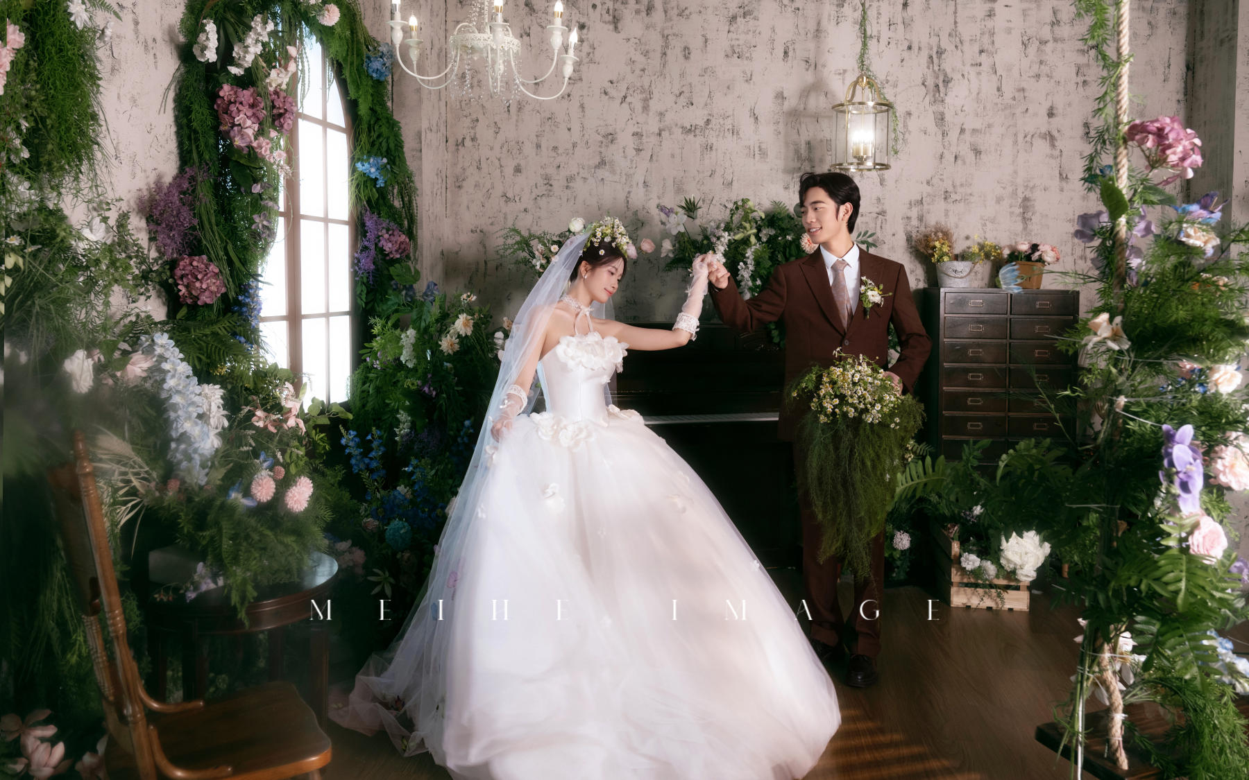 還原童話般的浪漫氛圍婚紗照