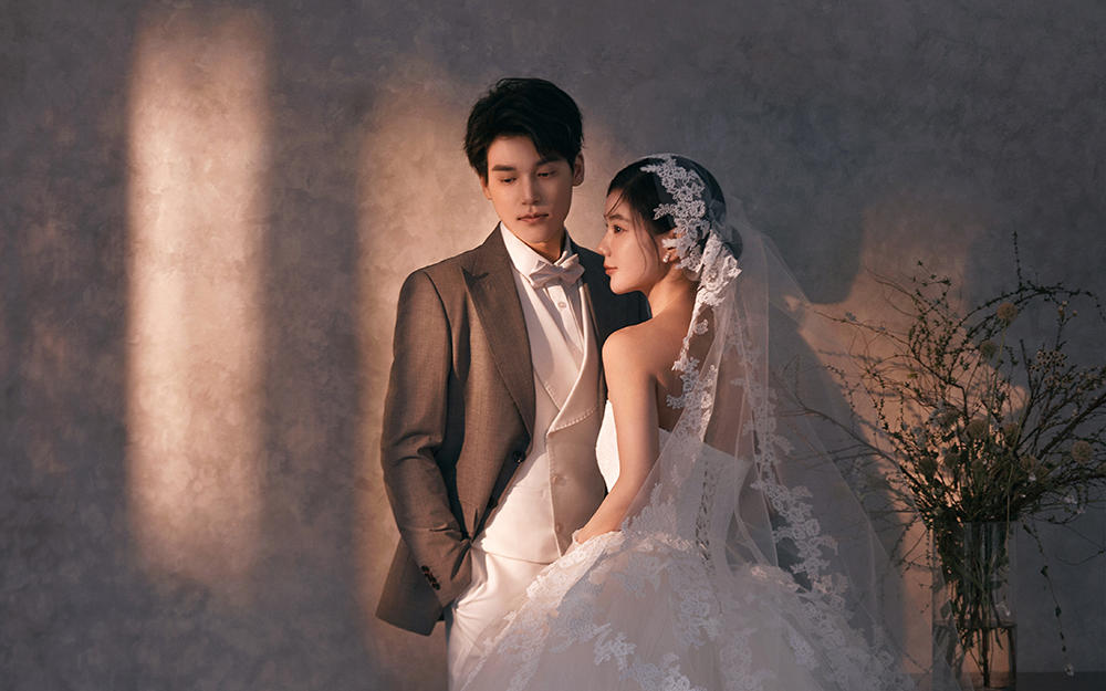 別具一格的侘寂風婚紗照