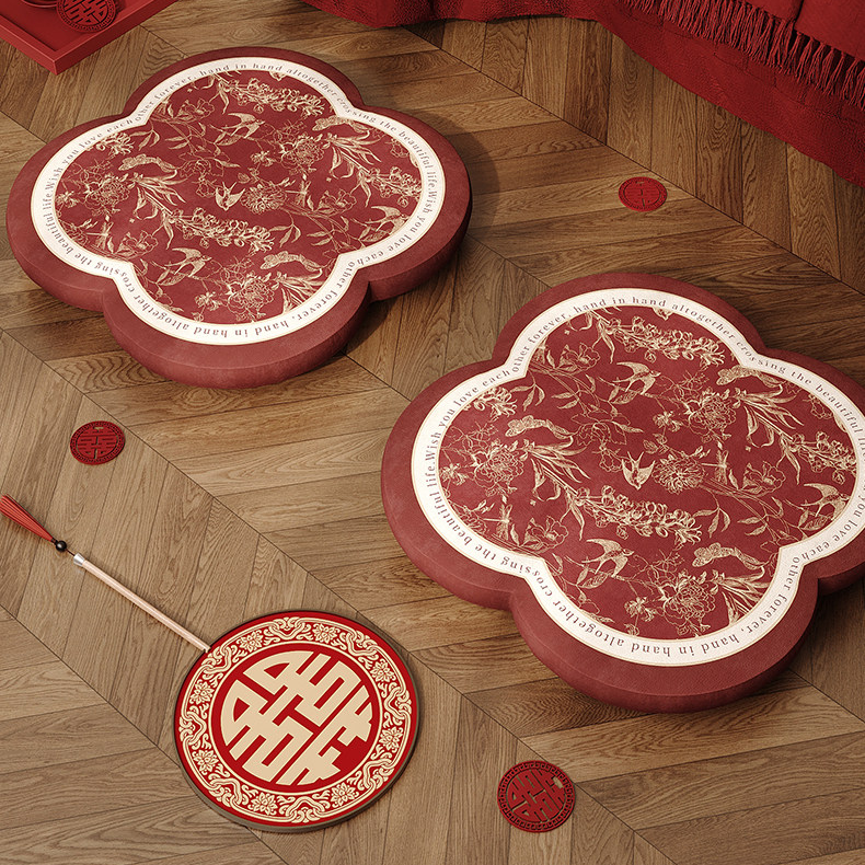 敬茶跪垫中式结婚婚礼改口跪拜垫子