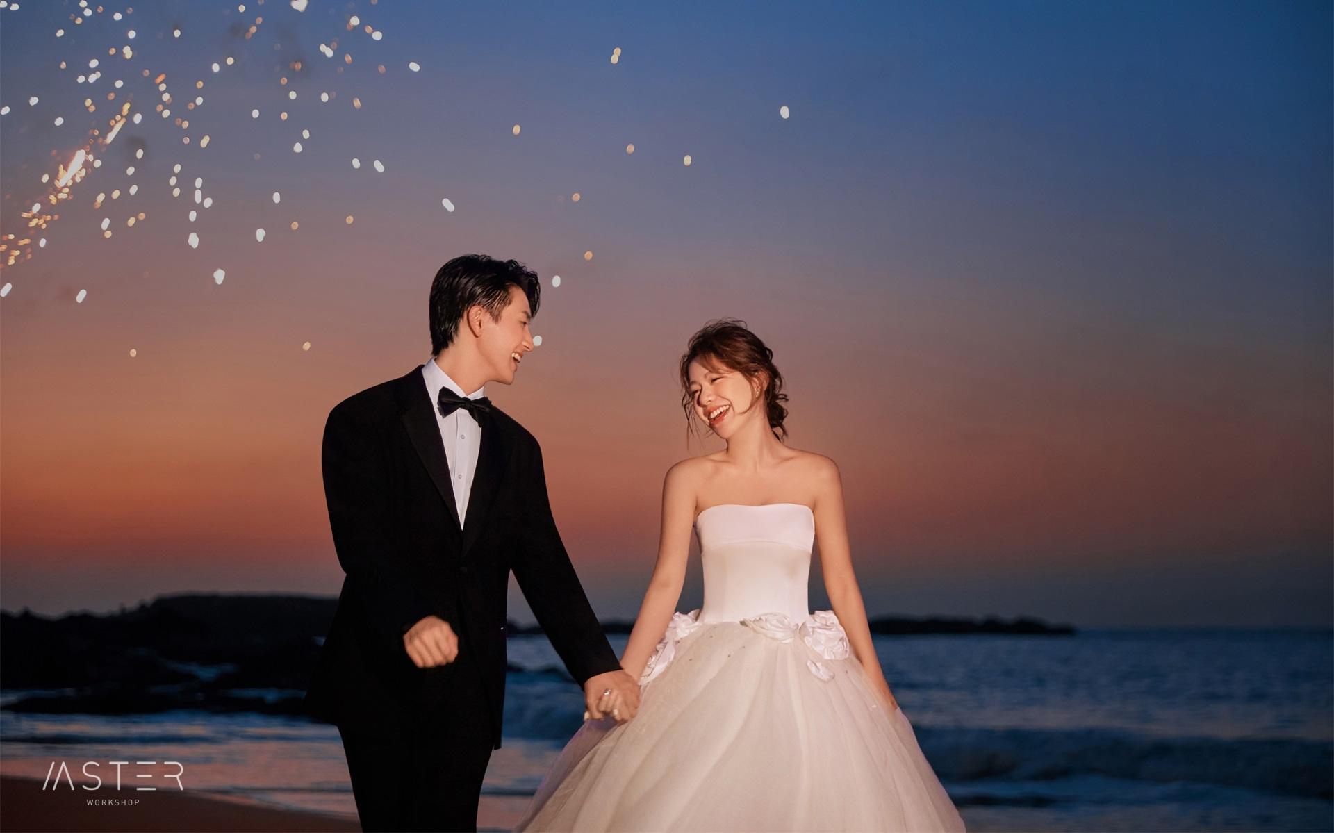 氛圍感海口婚紗照，喜歡夜景快來拍??