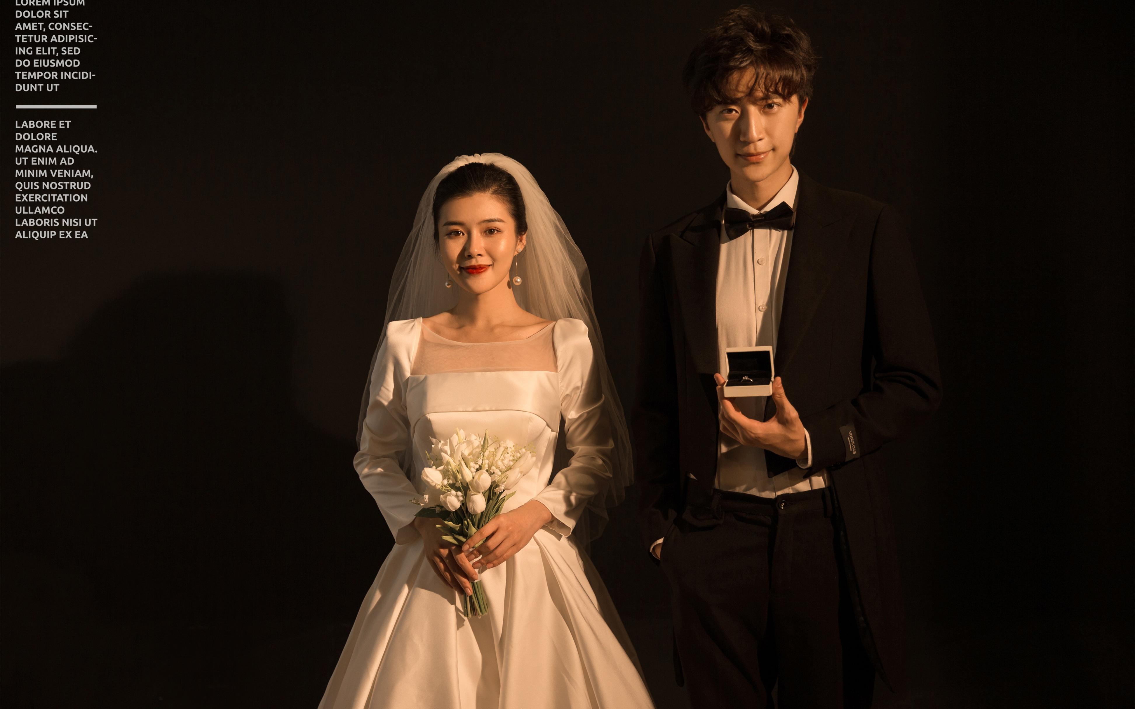 幸福易拍风格赏析||光影仪式感的婚纱照