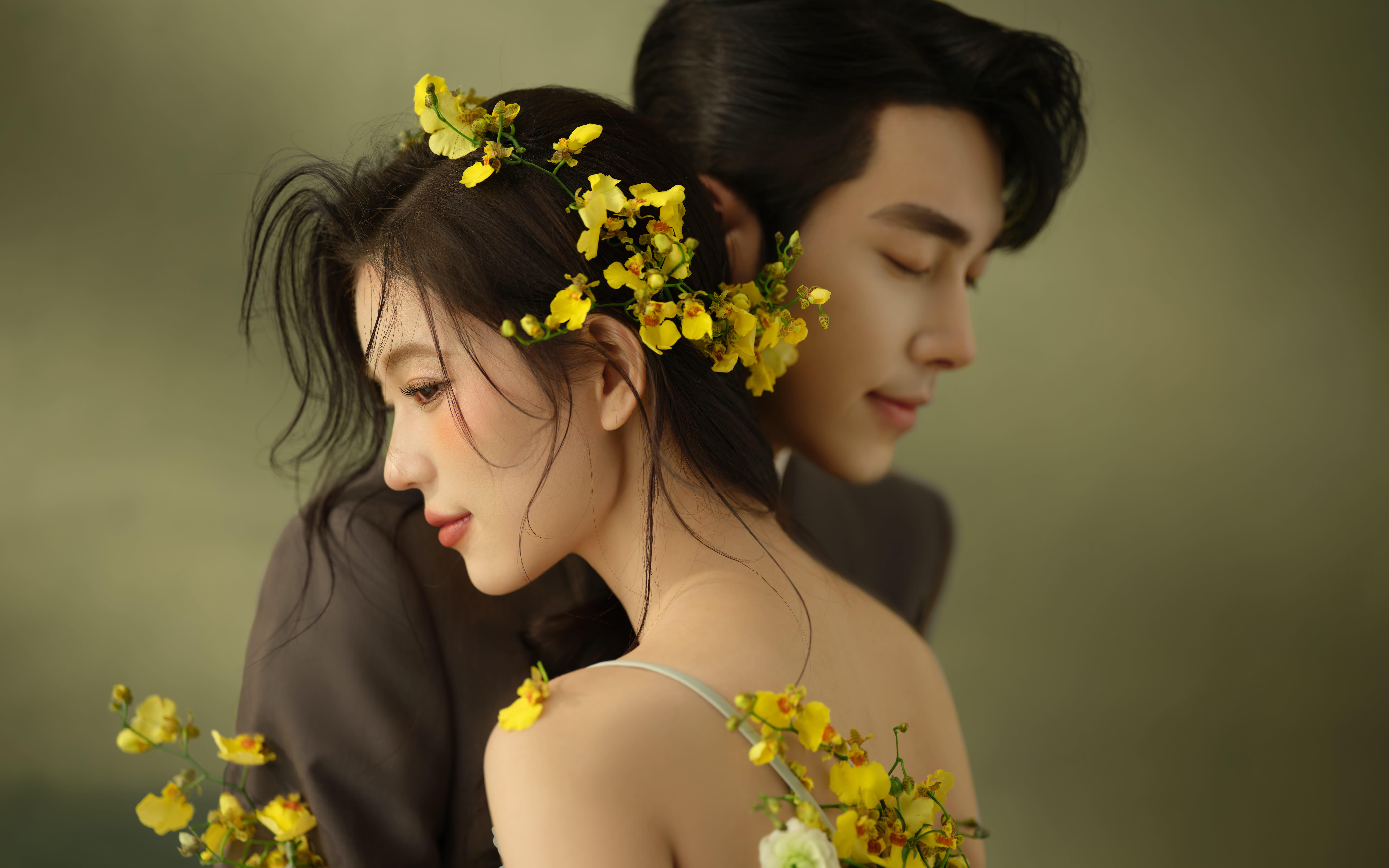 昆明婚纱照内景婚纱照复古油画婚纱照