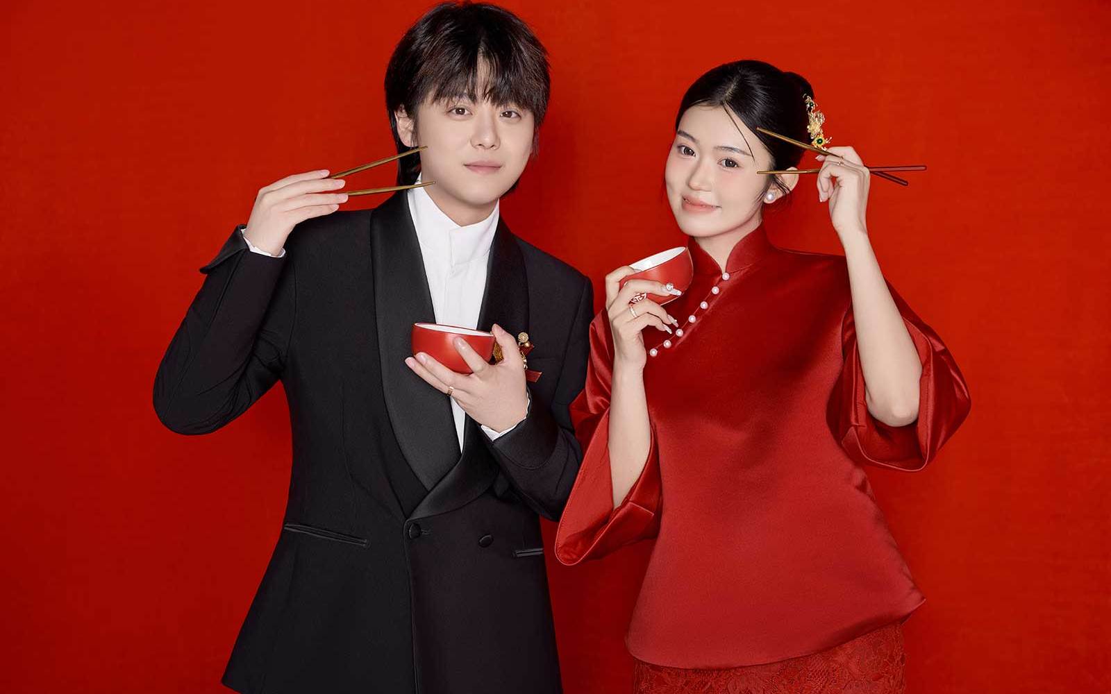 甜到爆💓解锁俏皮可爱中式秀禾婚纱照