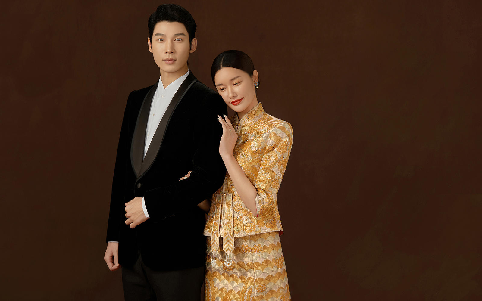 屬于中國女孩的喜嫁新中式婚紗照 國風(fēng)絕了