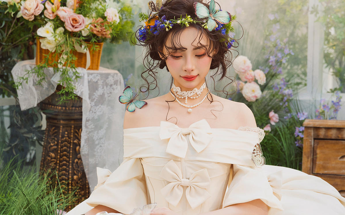 少女心爆棚🌸春天到了当然要拍婚纱照