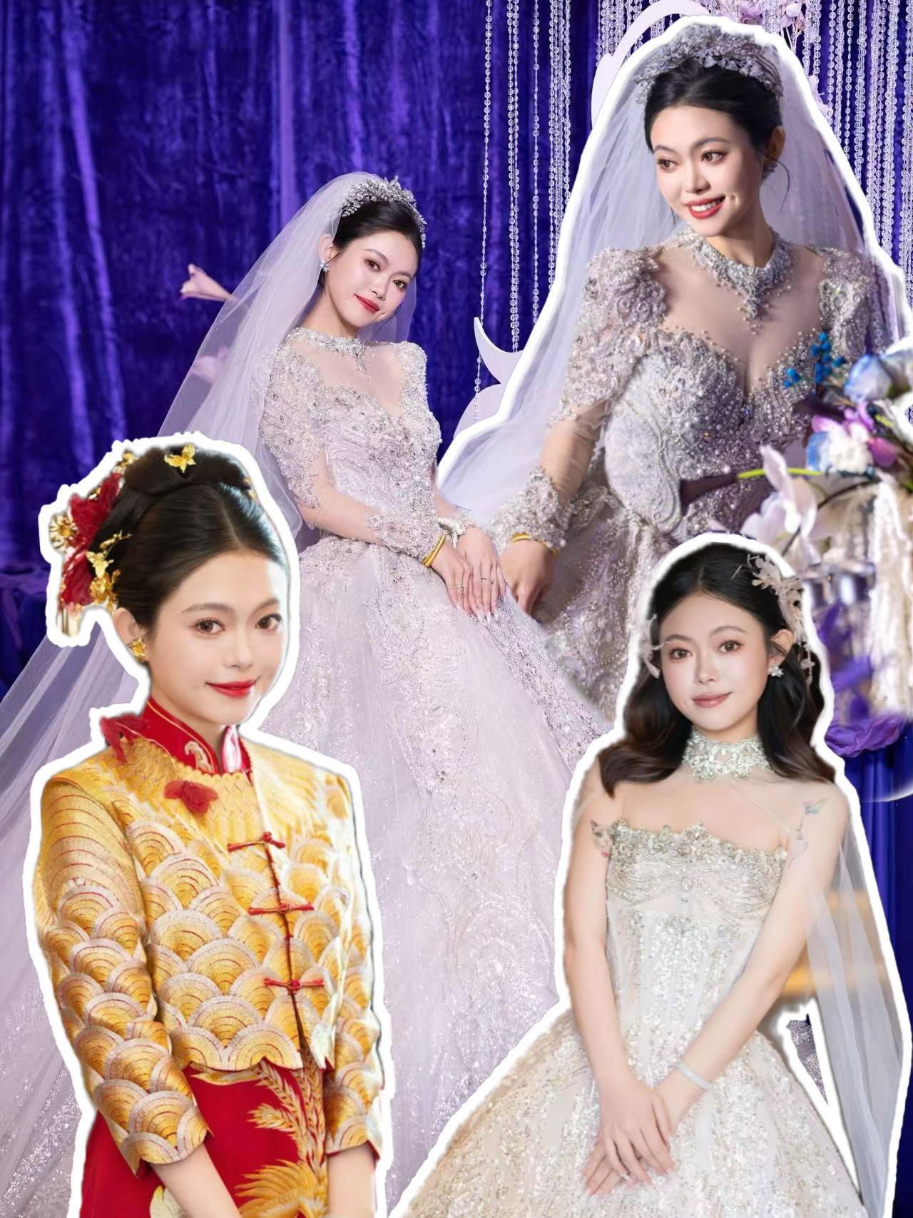 可爱风格新娘气质造型新娘跟妆