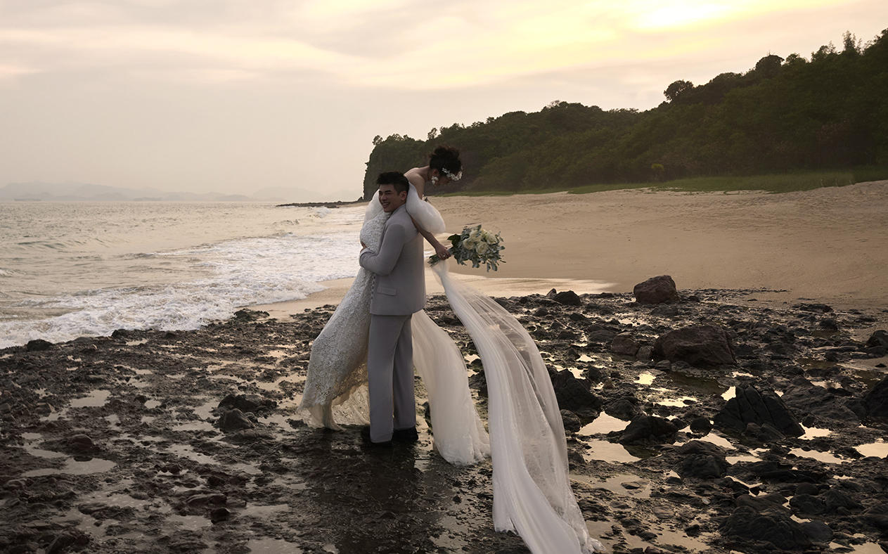 【真实客片】海景婚纱照丨杜先生&杨柳