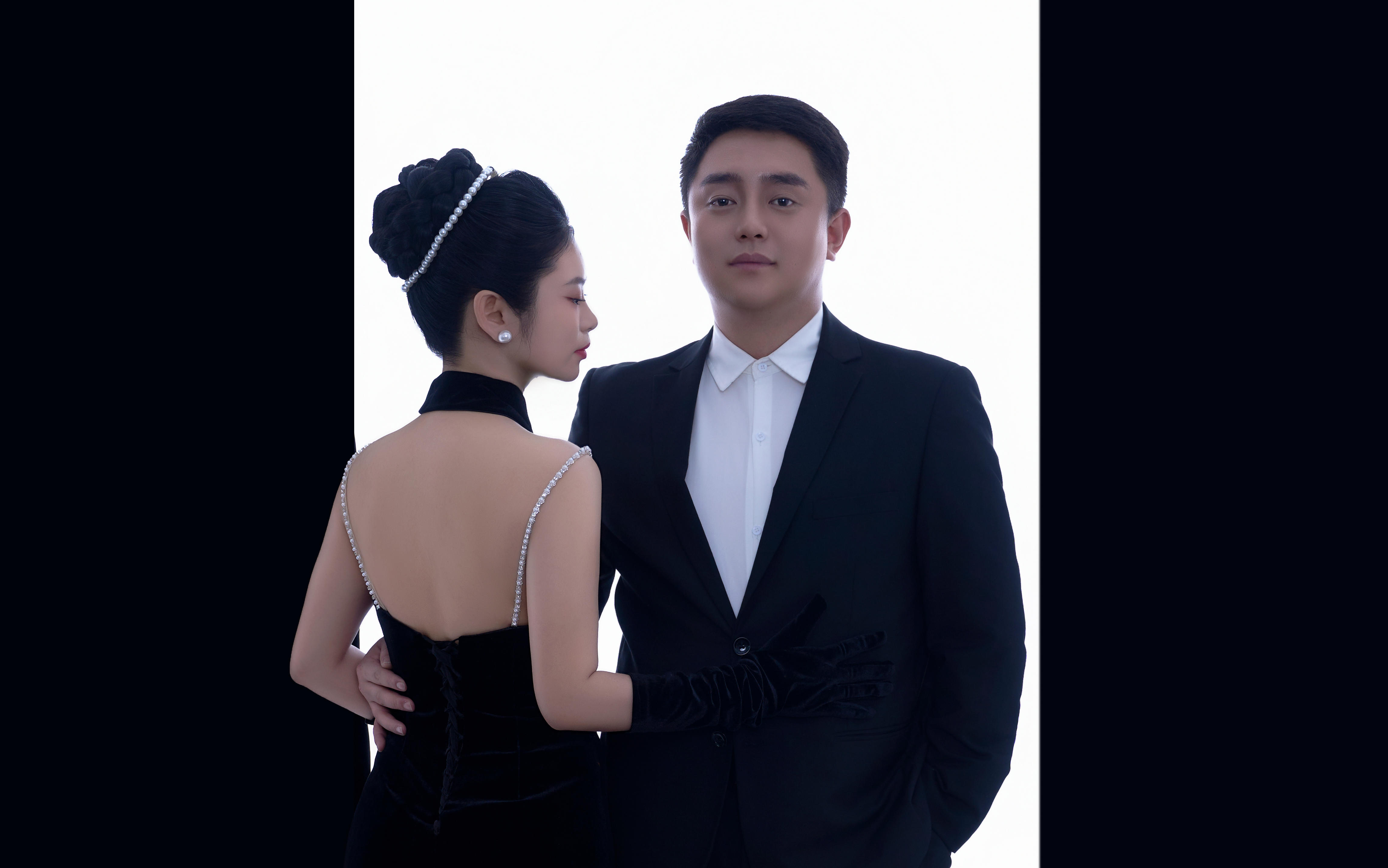 赫本风婚纱照