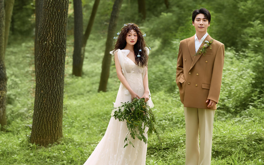【西北龙摄影】轻氧森系小清新婚纱照