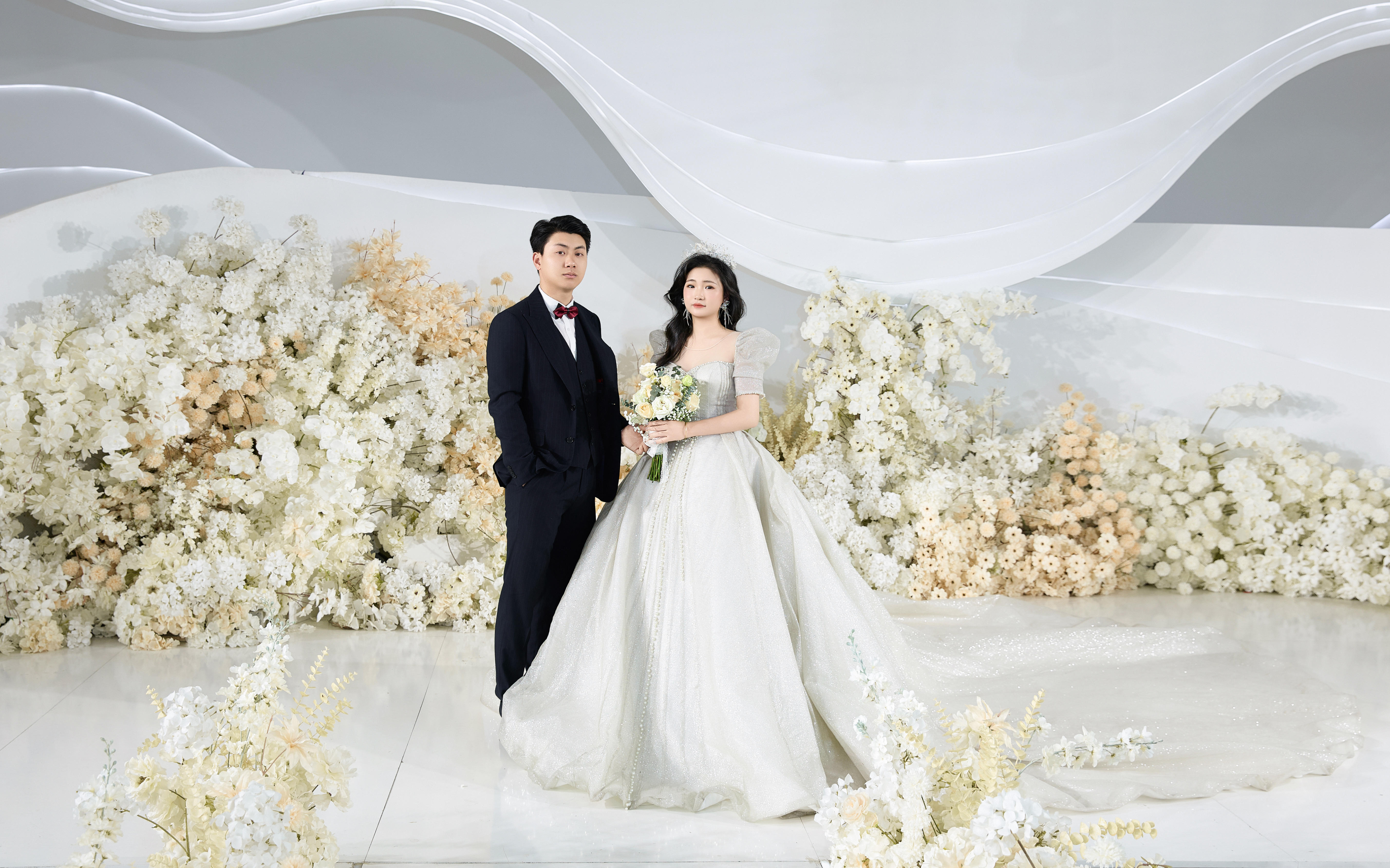 《鳳凰于飛》婚禮堂-客人純布置案例1