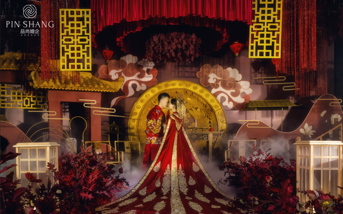 中式系|红色典雅大气中式婚礼