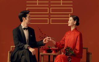 吾家有喜！全家都喜欢的新中式复古喜嫁婚纱照