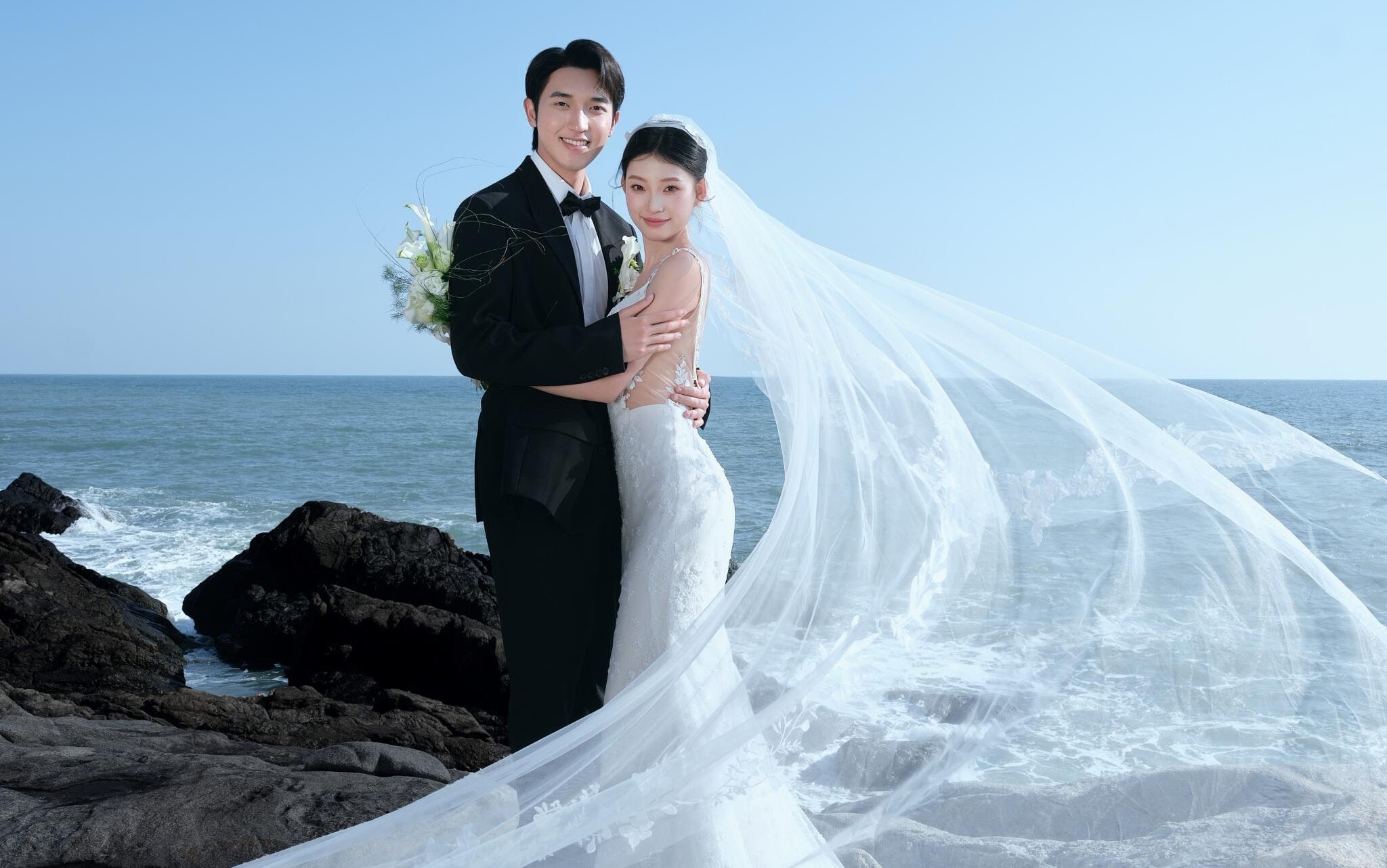 【礁石婚纱照】