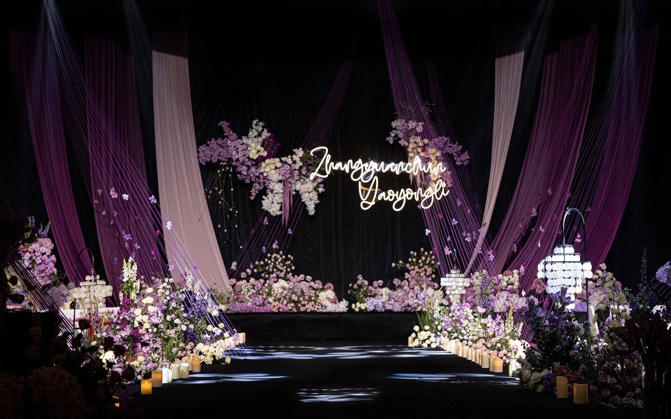 「薇薇新娘婚礼」高级感黑紫色婚礼