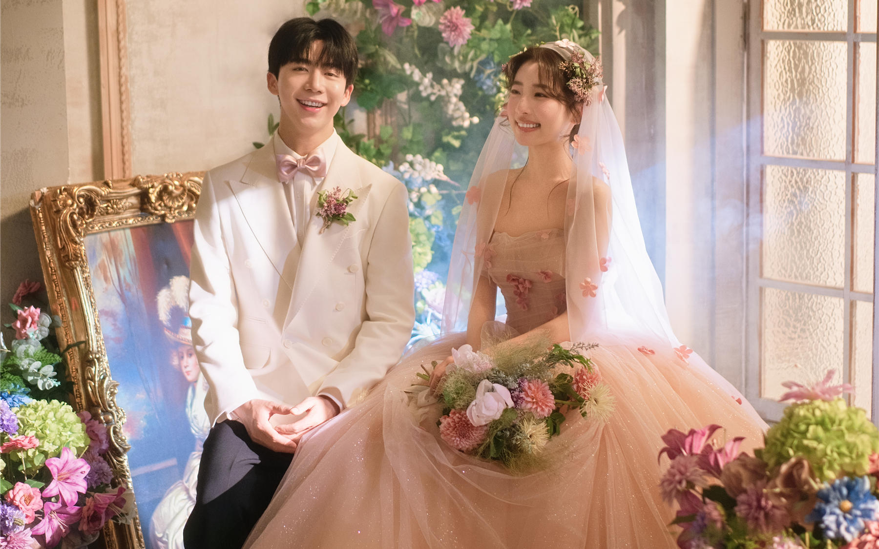 复古油画风婚纱照｜把爱情画进时光里