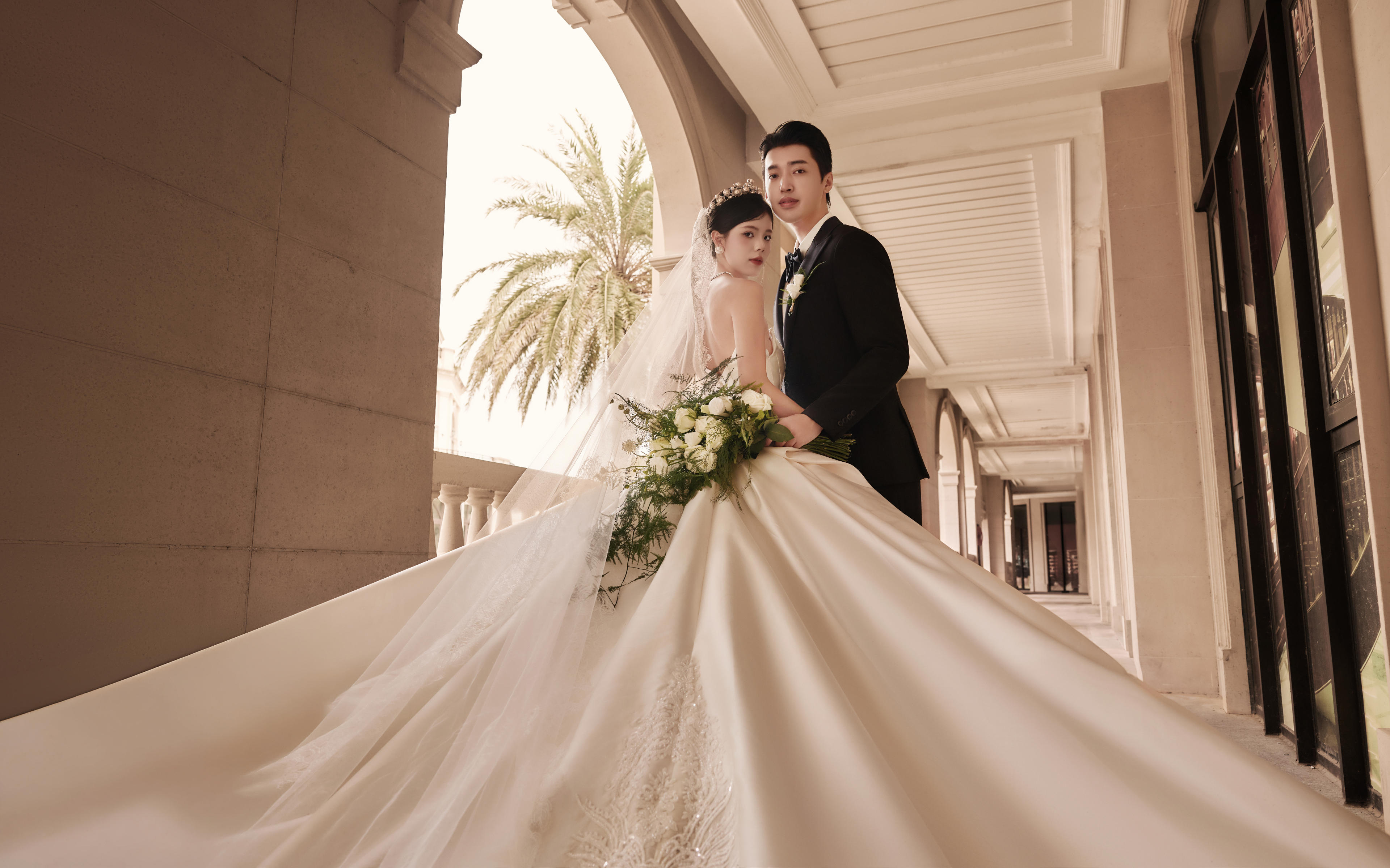 在三亚欧式教堂邂逅圣洁光影｜被朋友问爆的婚纱照