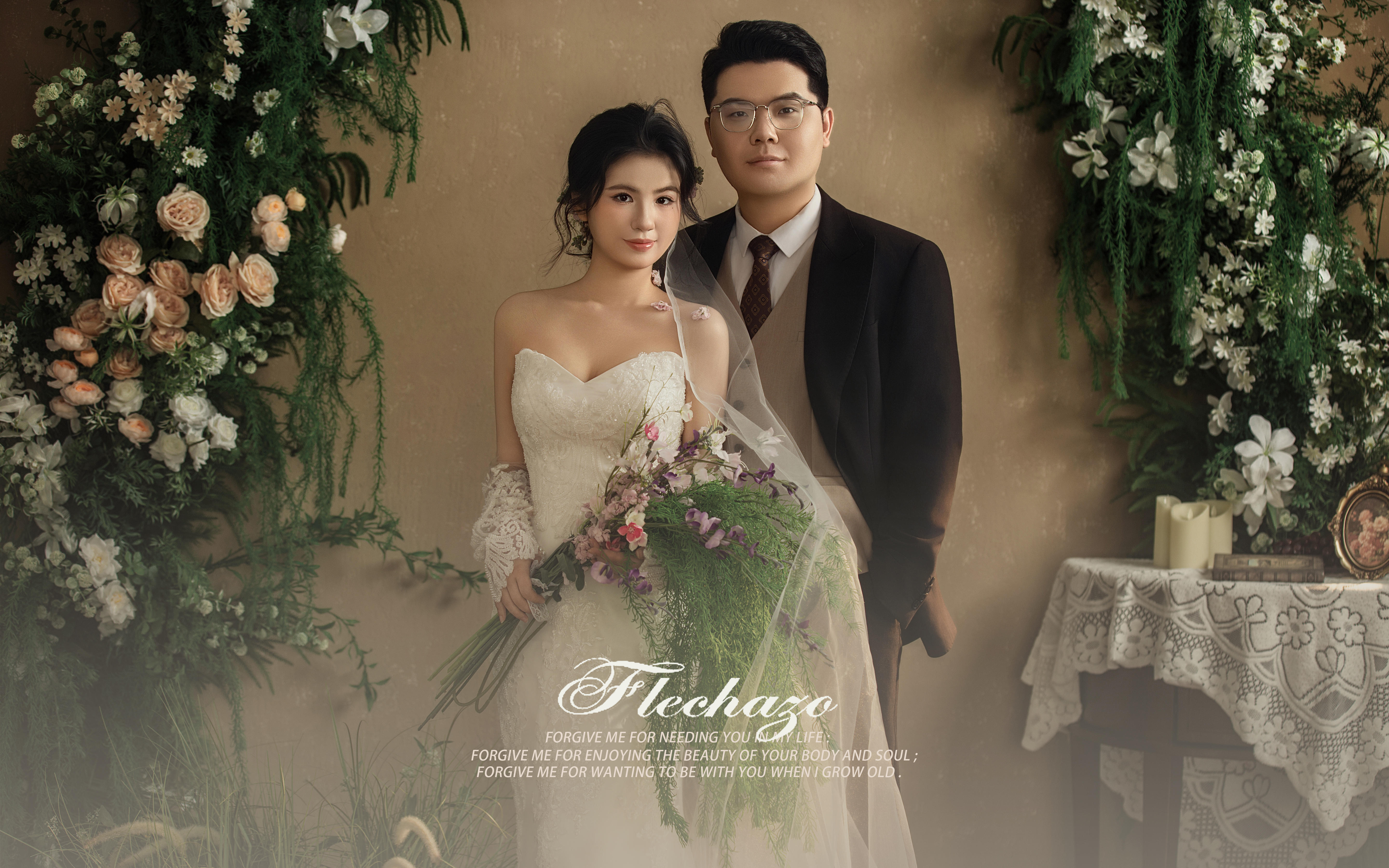 暖棕垂花?紗間 Flechazo