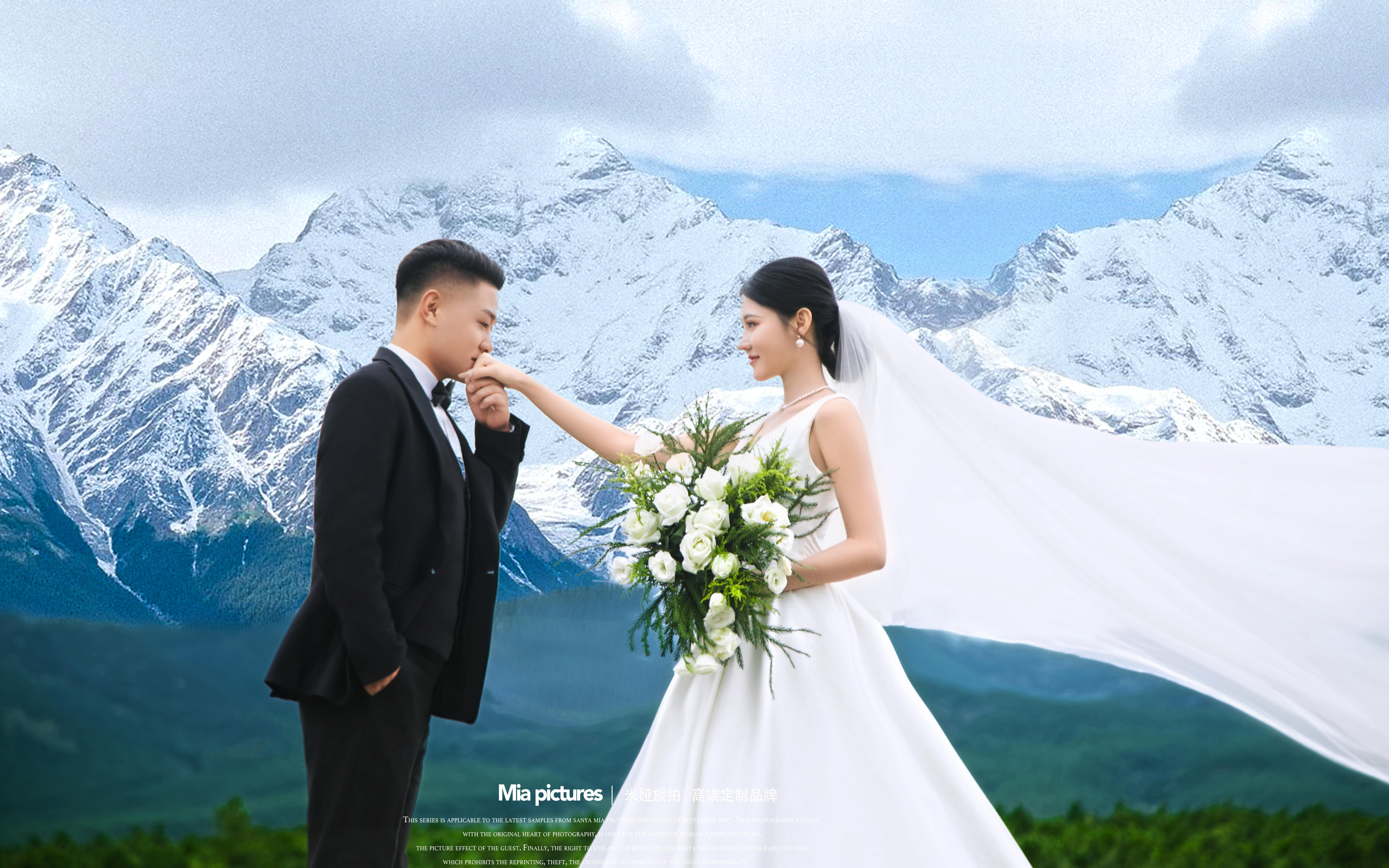 目的地婚禮｜雪山為證 日月為媒???