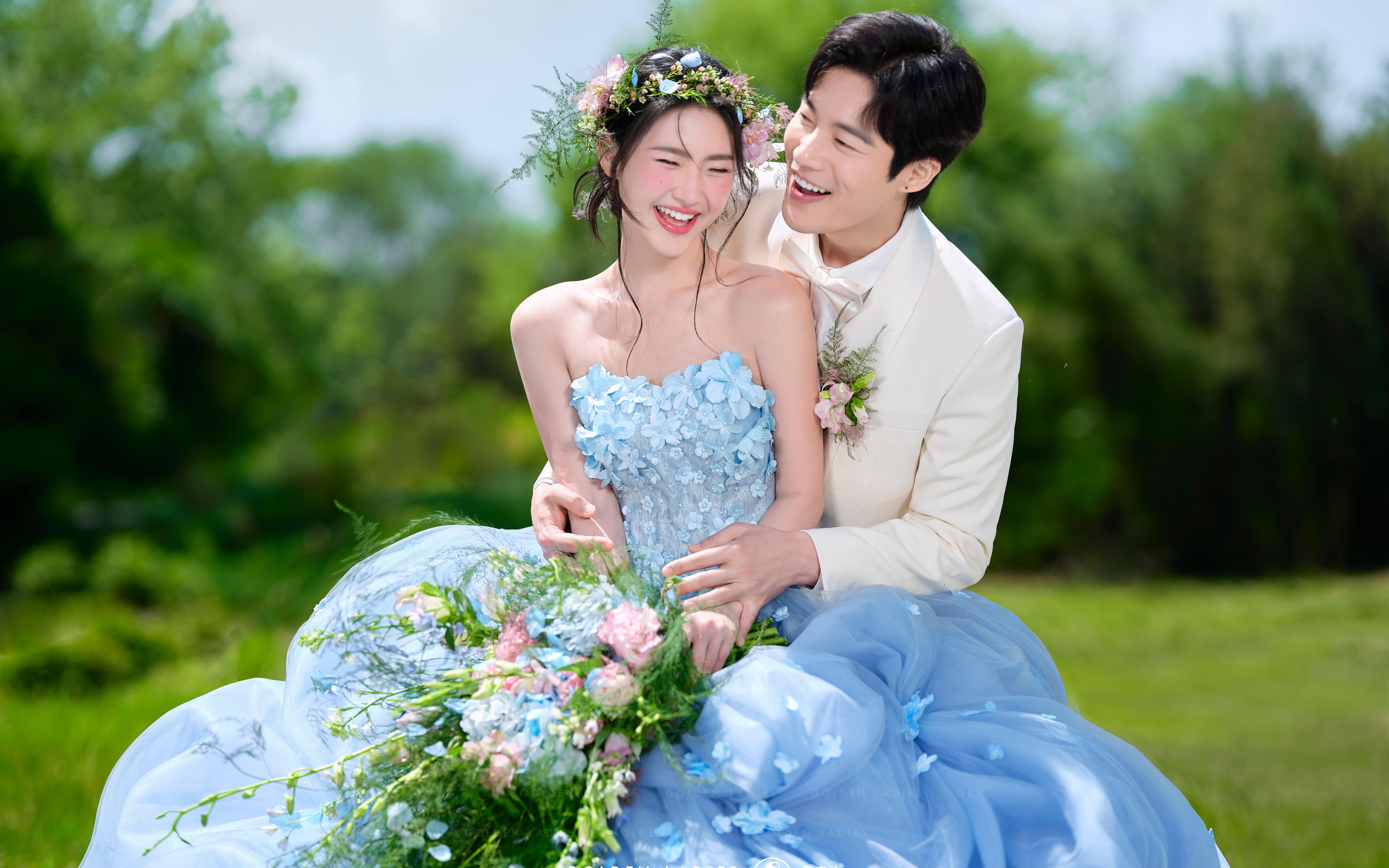 仙女必拍??公主風森系婚紗照美爆了