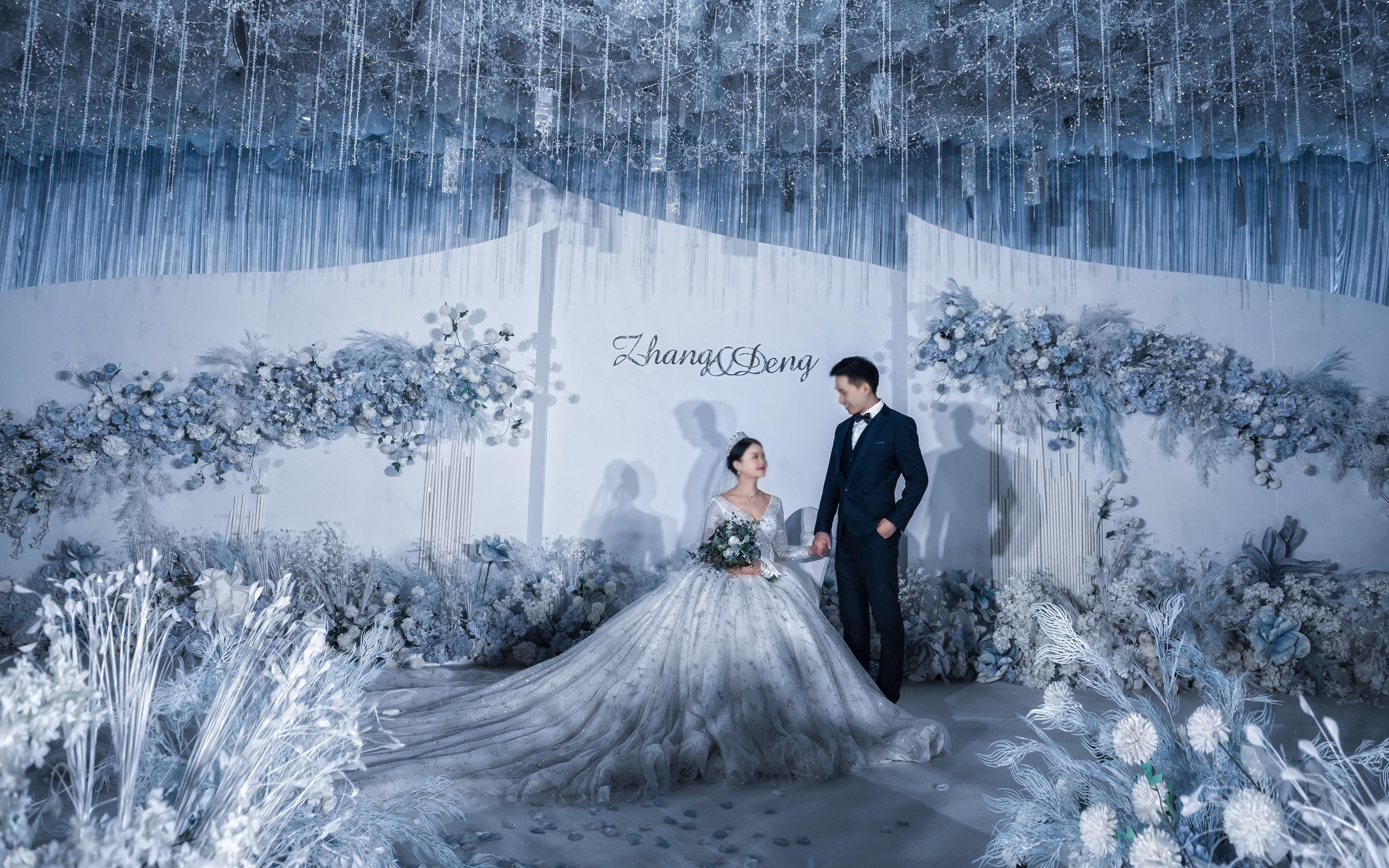 高级蓝灰色婚礼--私人定制