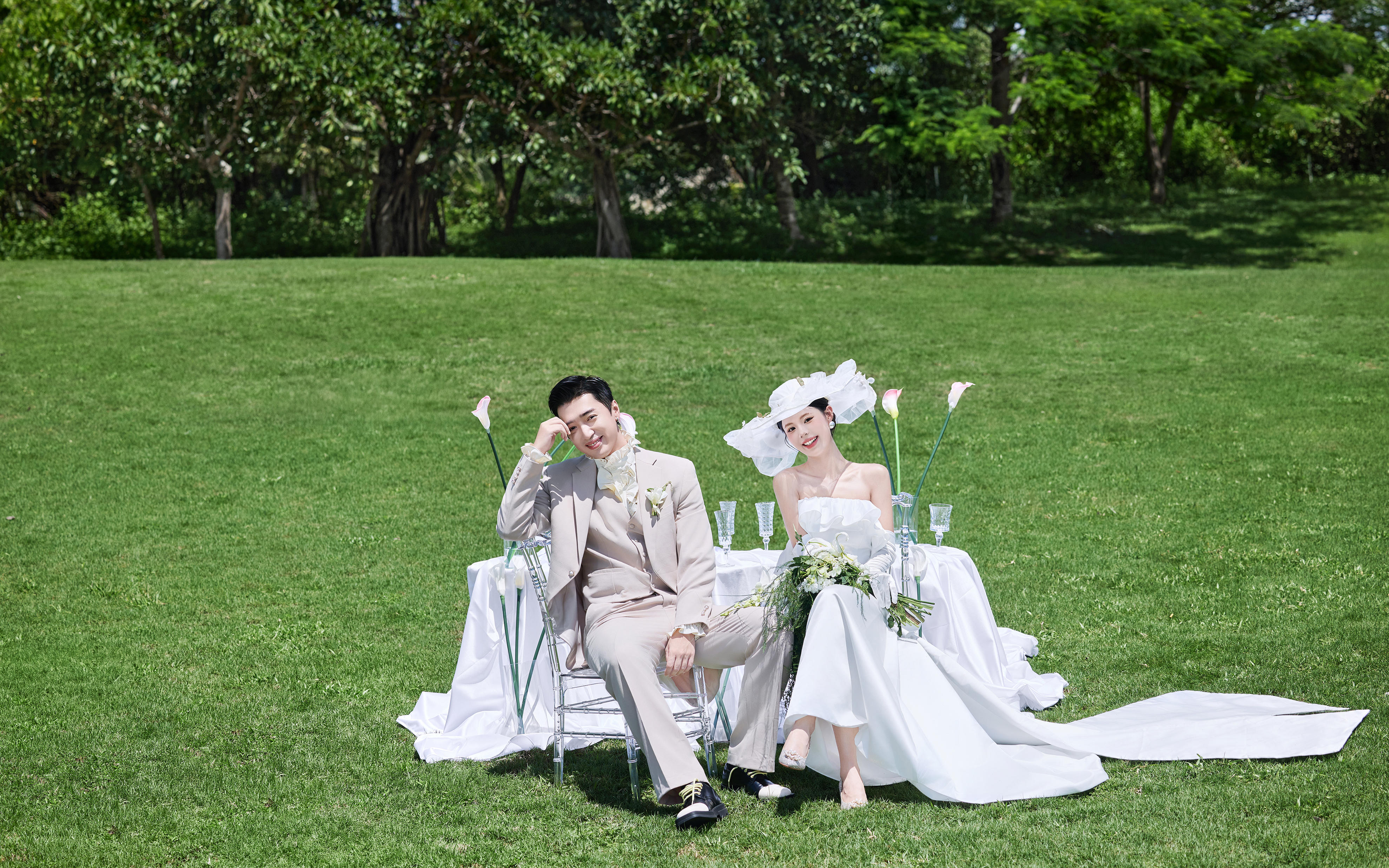 三亚婚纱照｜把阳光和椰风都吹进裙摆里🌴