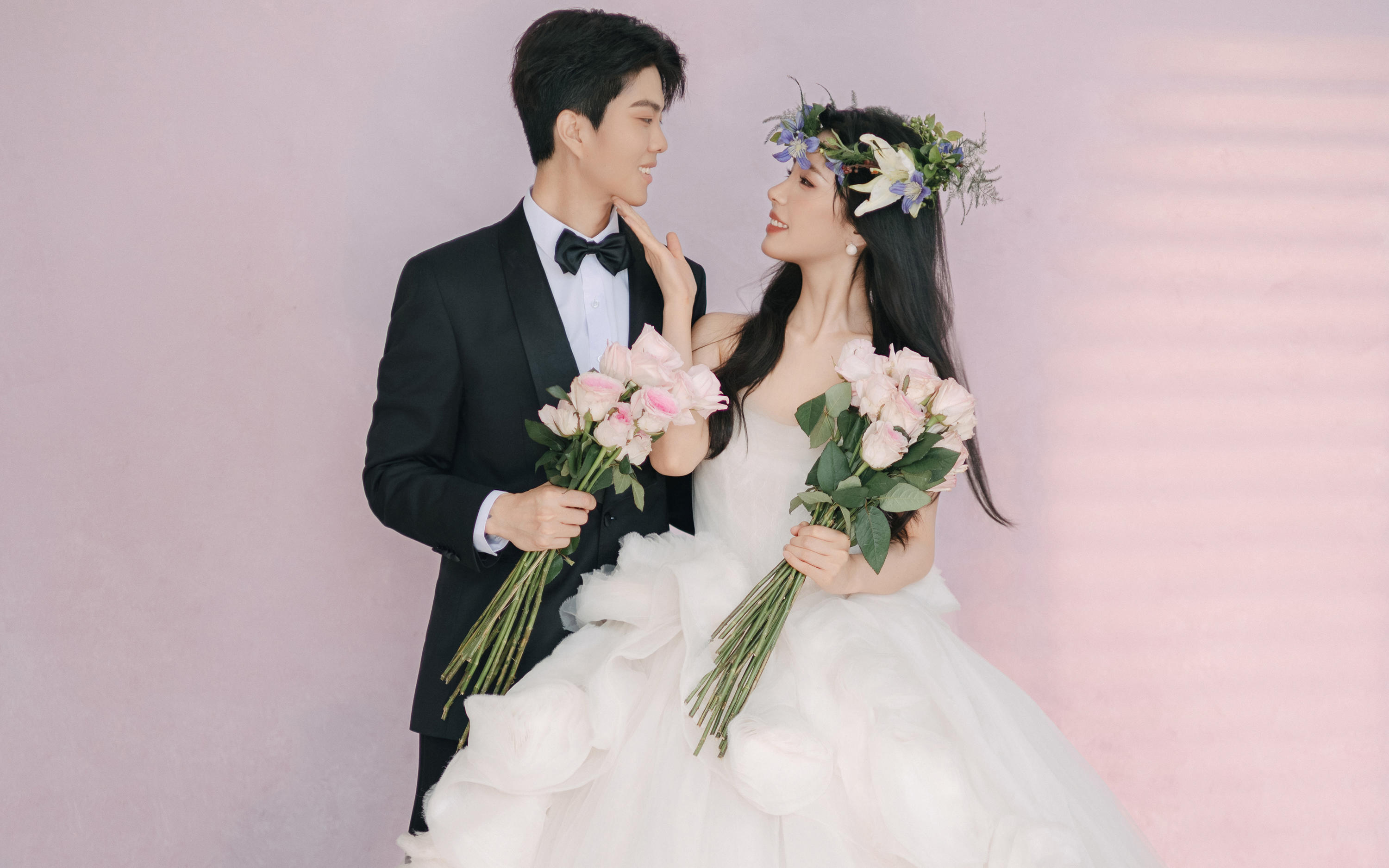 爱惨了我的极简油画婚纱照✨温柔风美哭了‼️ 