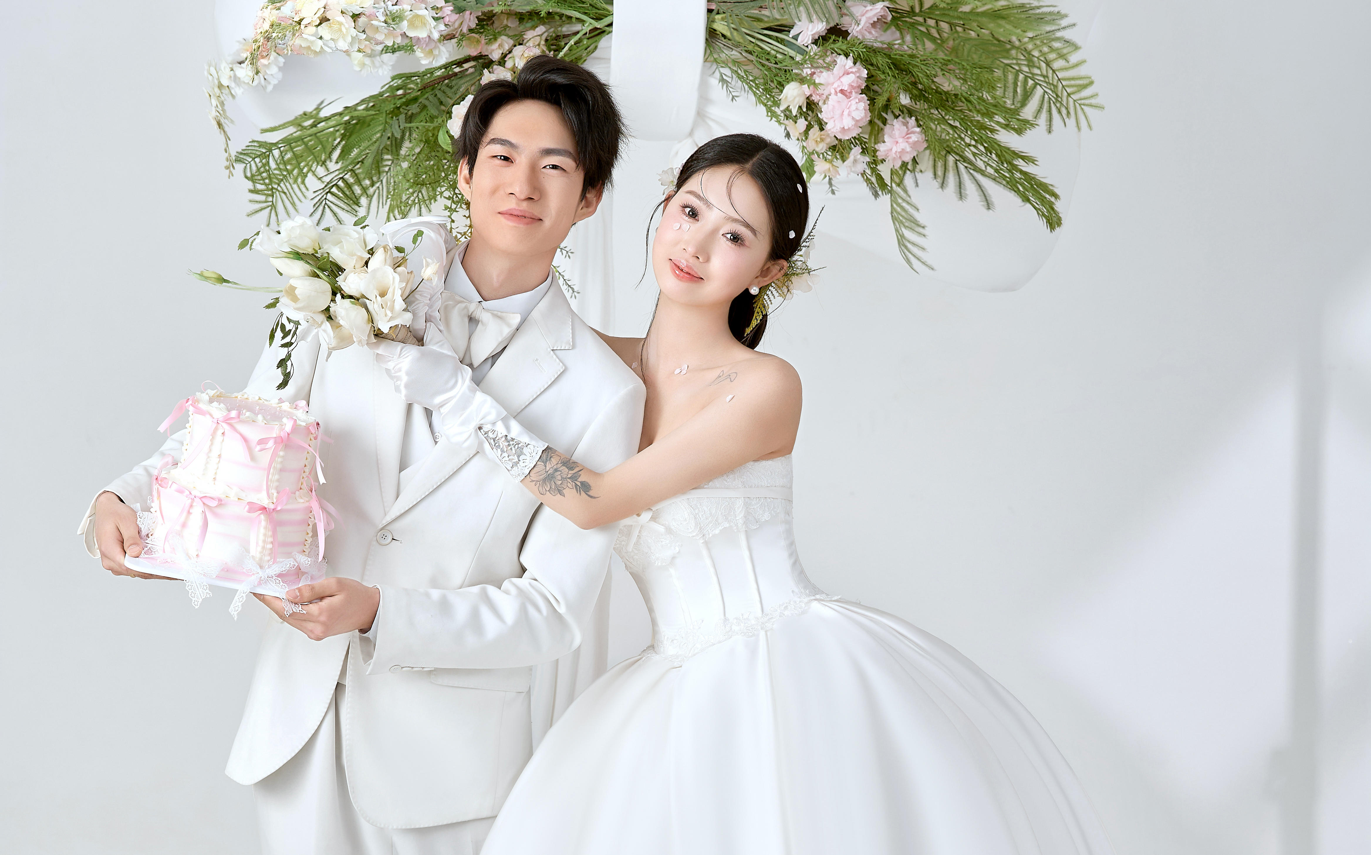 沃趣!真的好乖~韩式小清新婚纱照✔