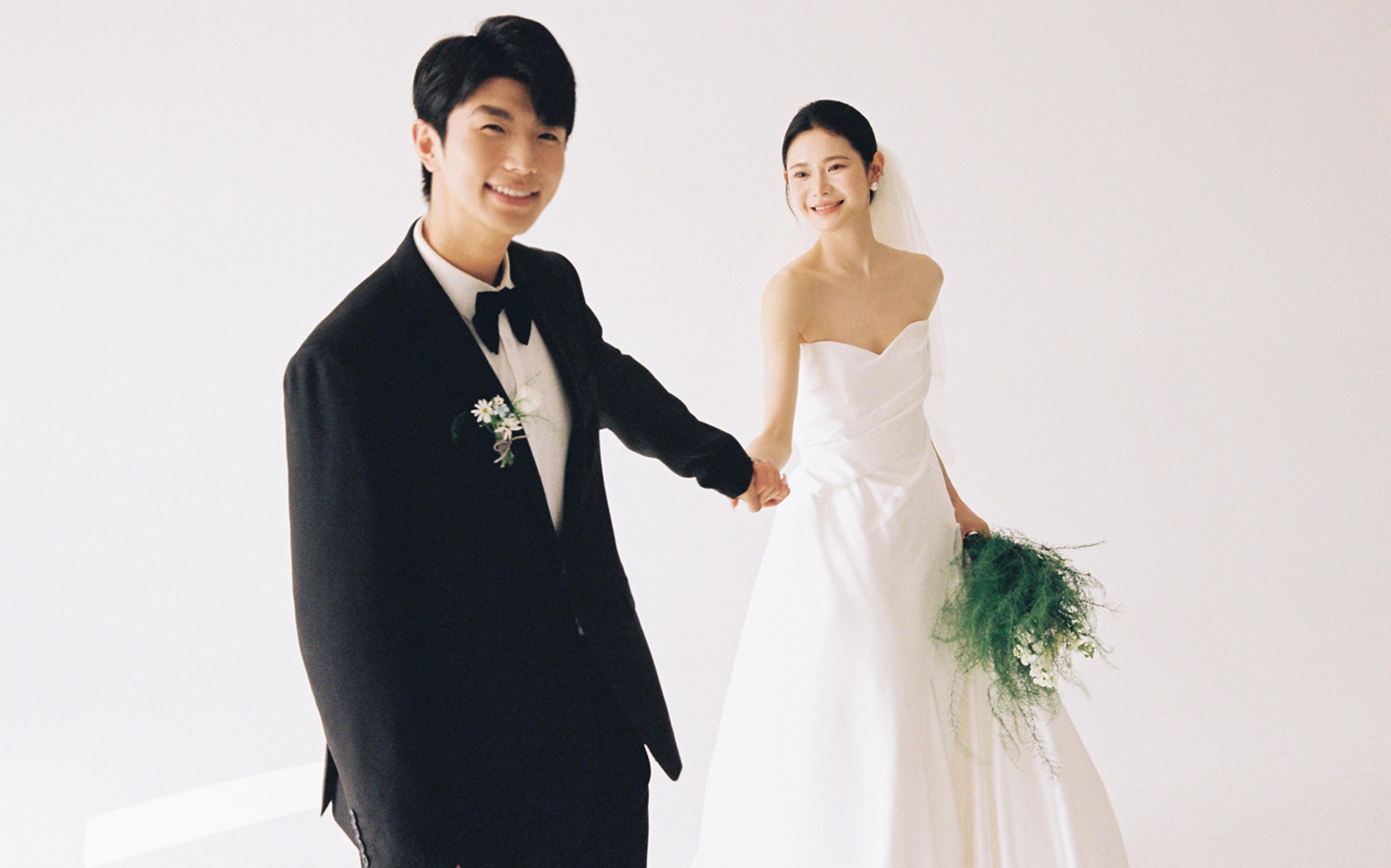 室内高级感婚纱照