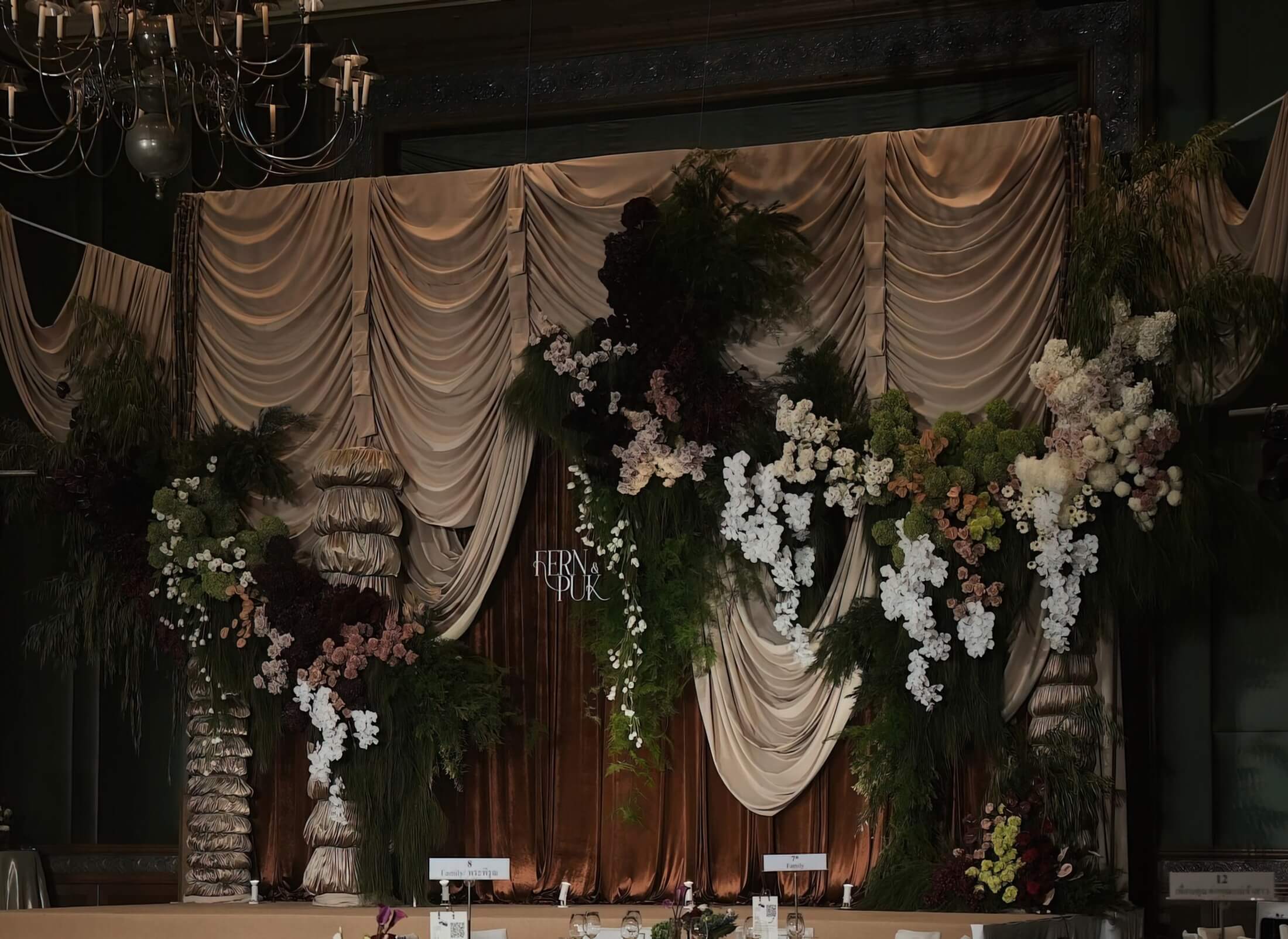 复古小众咖色美拉德色系婚礼