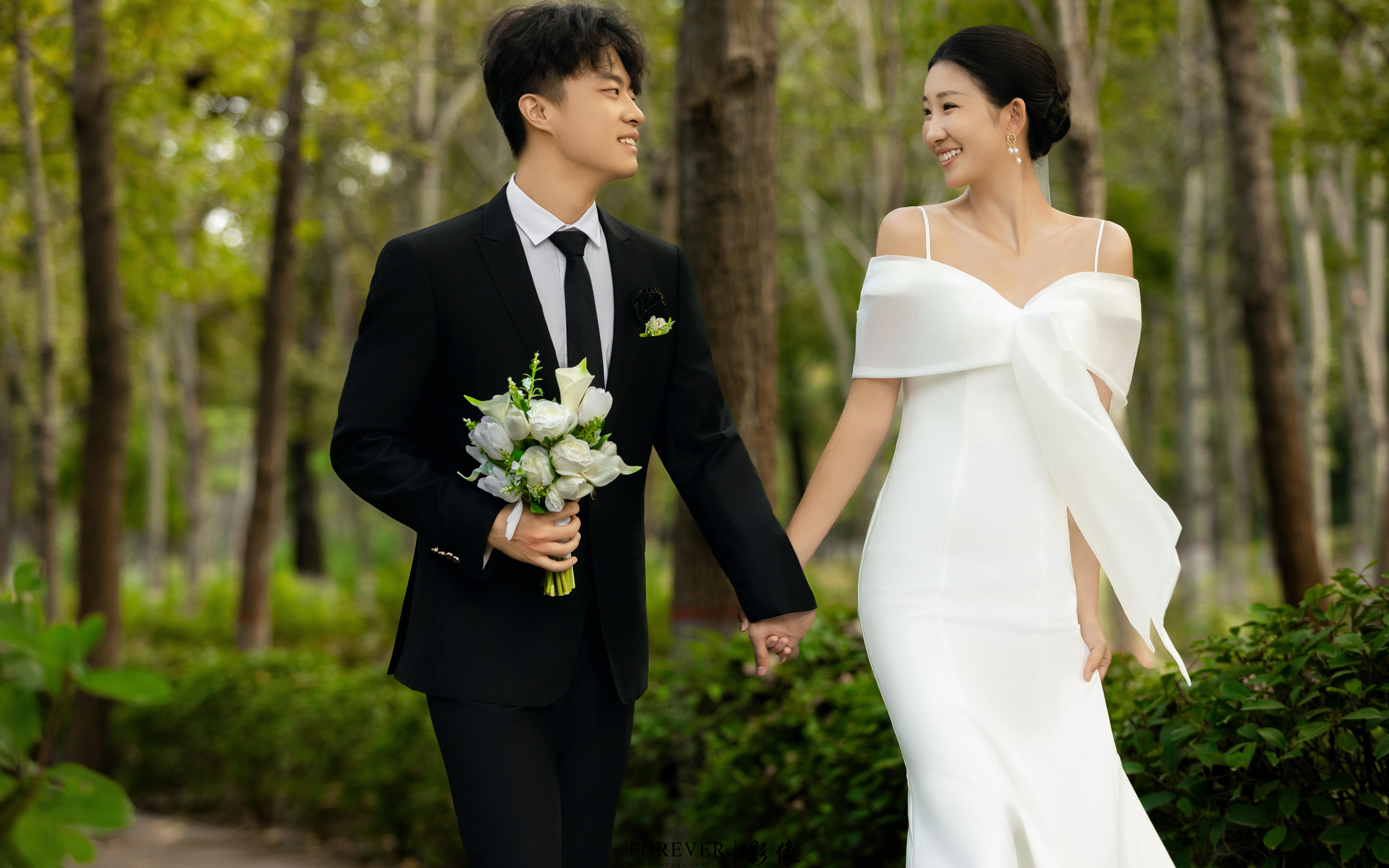 被光眷顧的婚紗照如此美好