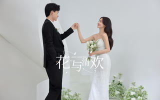 室内主纱 | 自带ins感的韩式小清新婚纱照！
