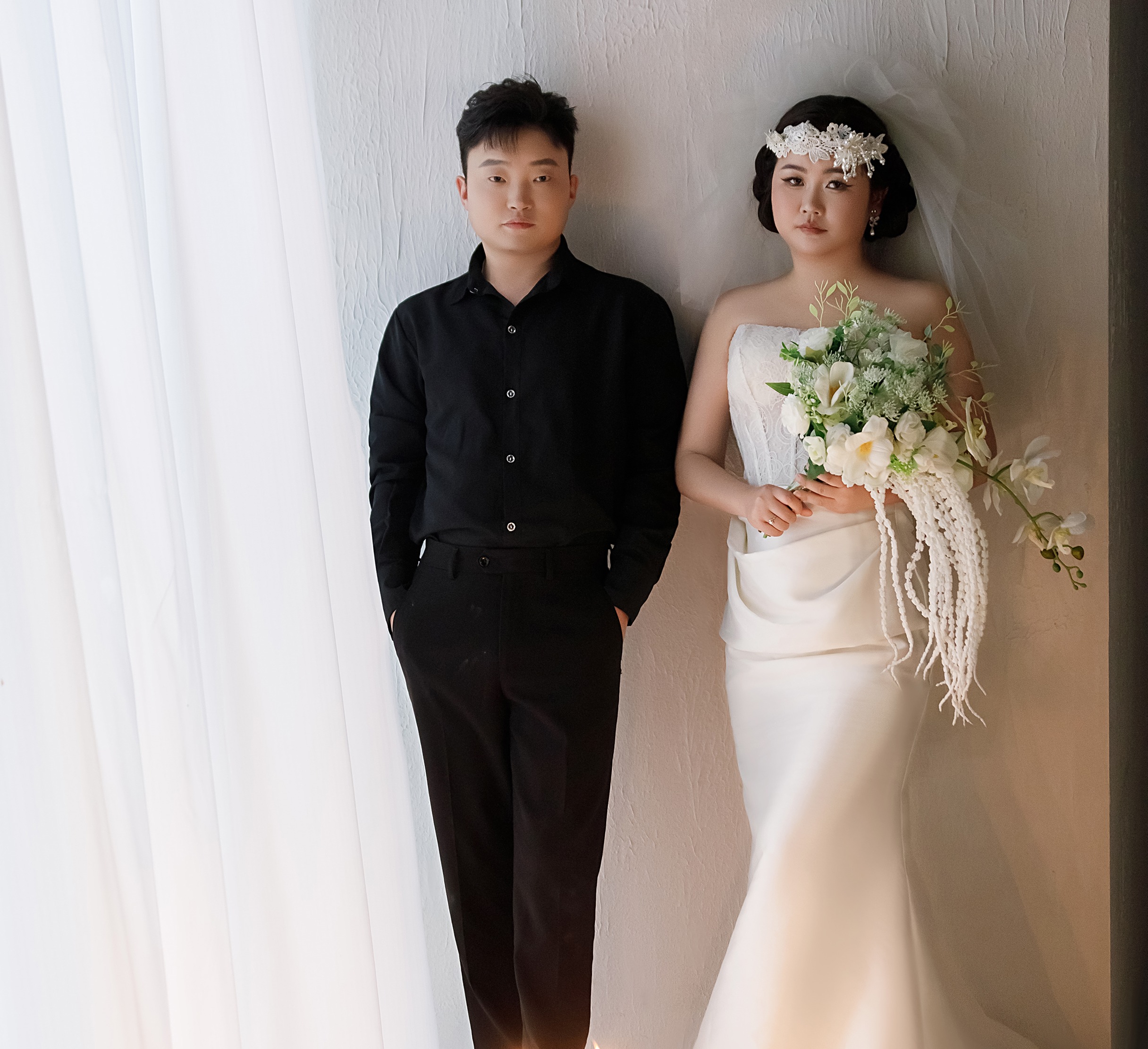 室内极简光影婚纱照——温柔到骨子里