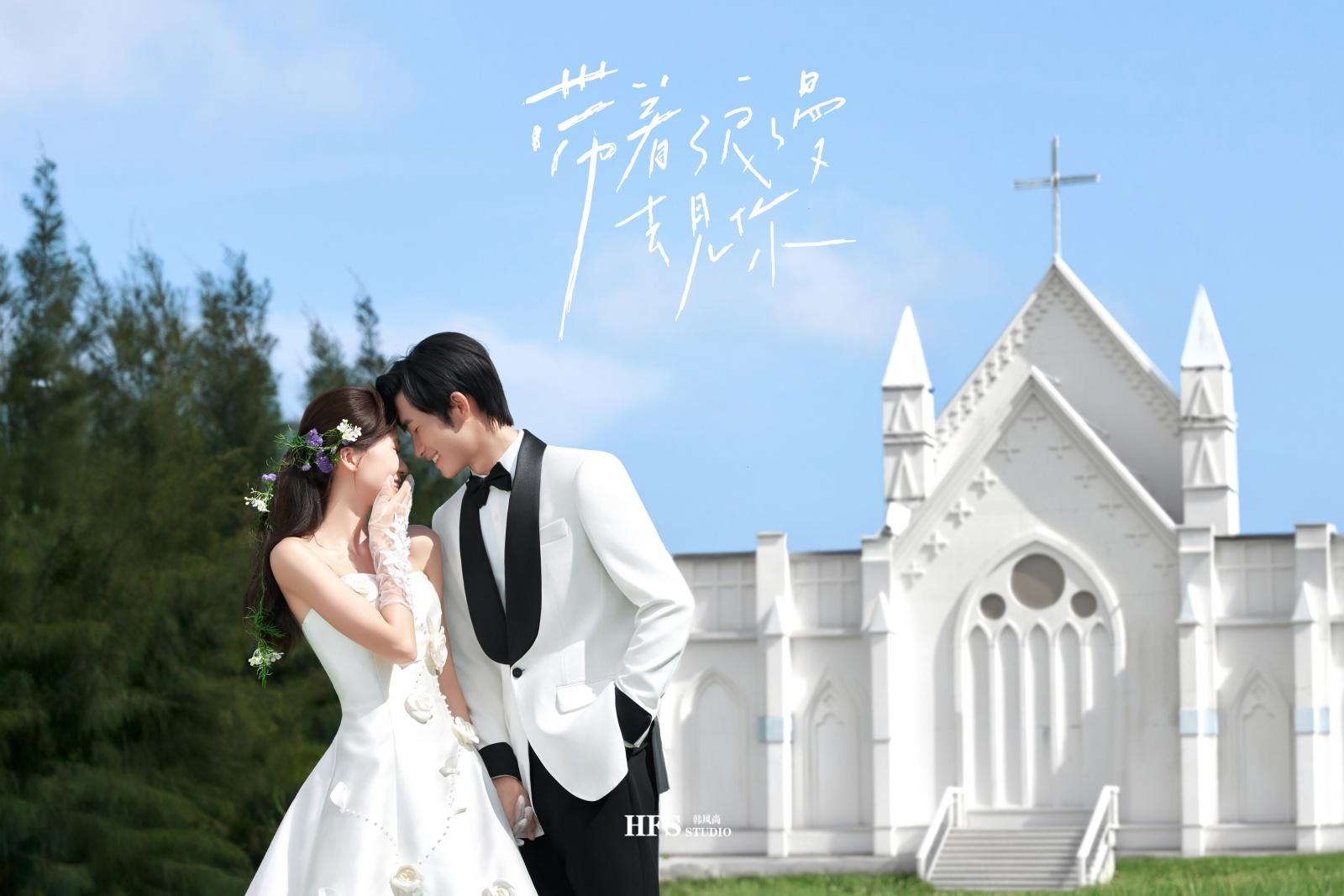 仪式感拉满✅森系教堂婚纱照狠狠心动了！