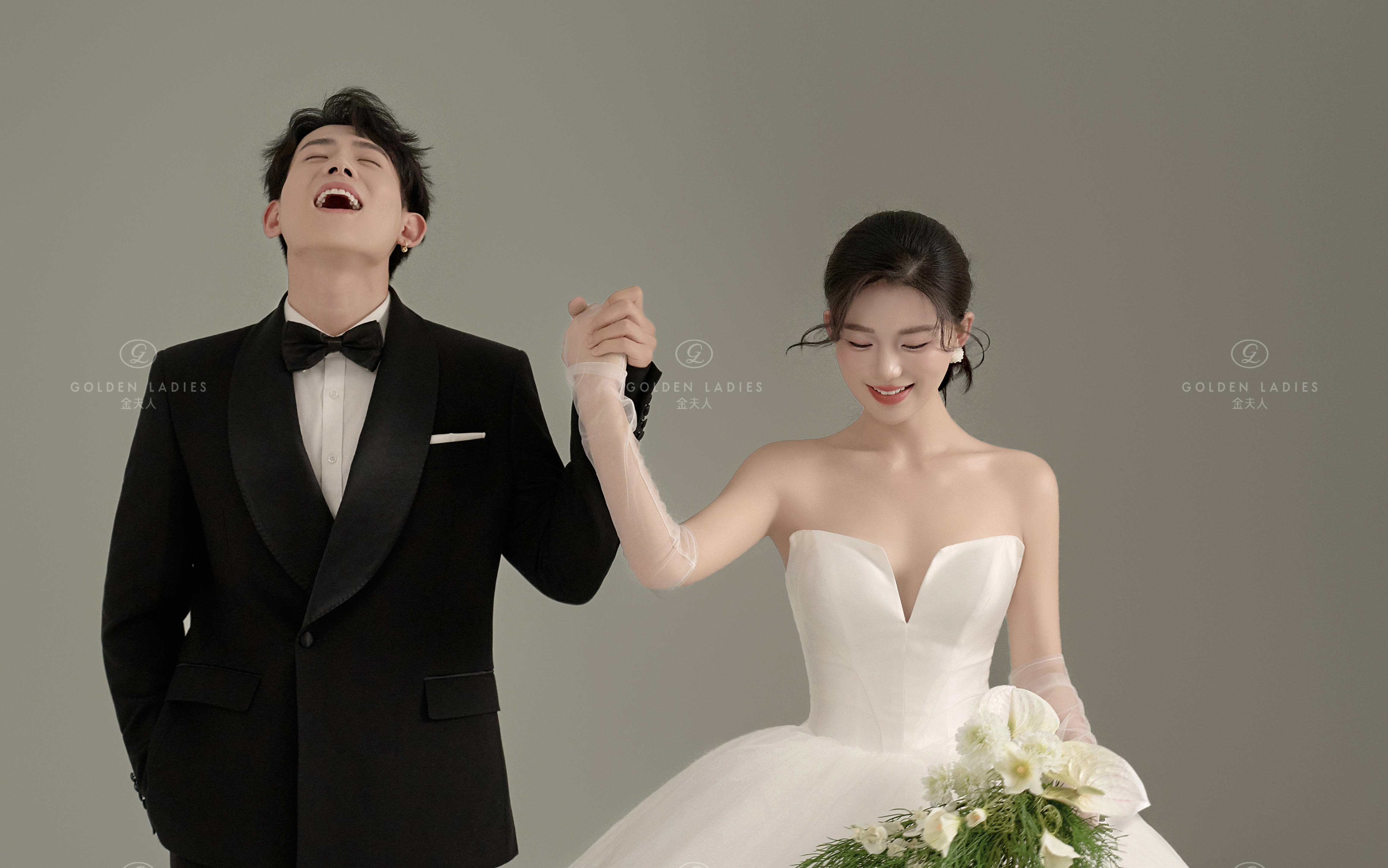 【金夫人】——这种韩系极简的婚纱照也太爱辣
