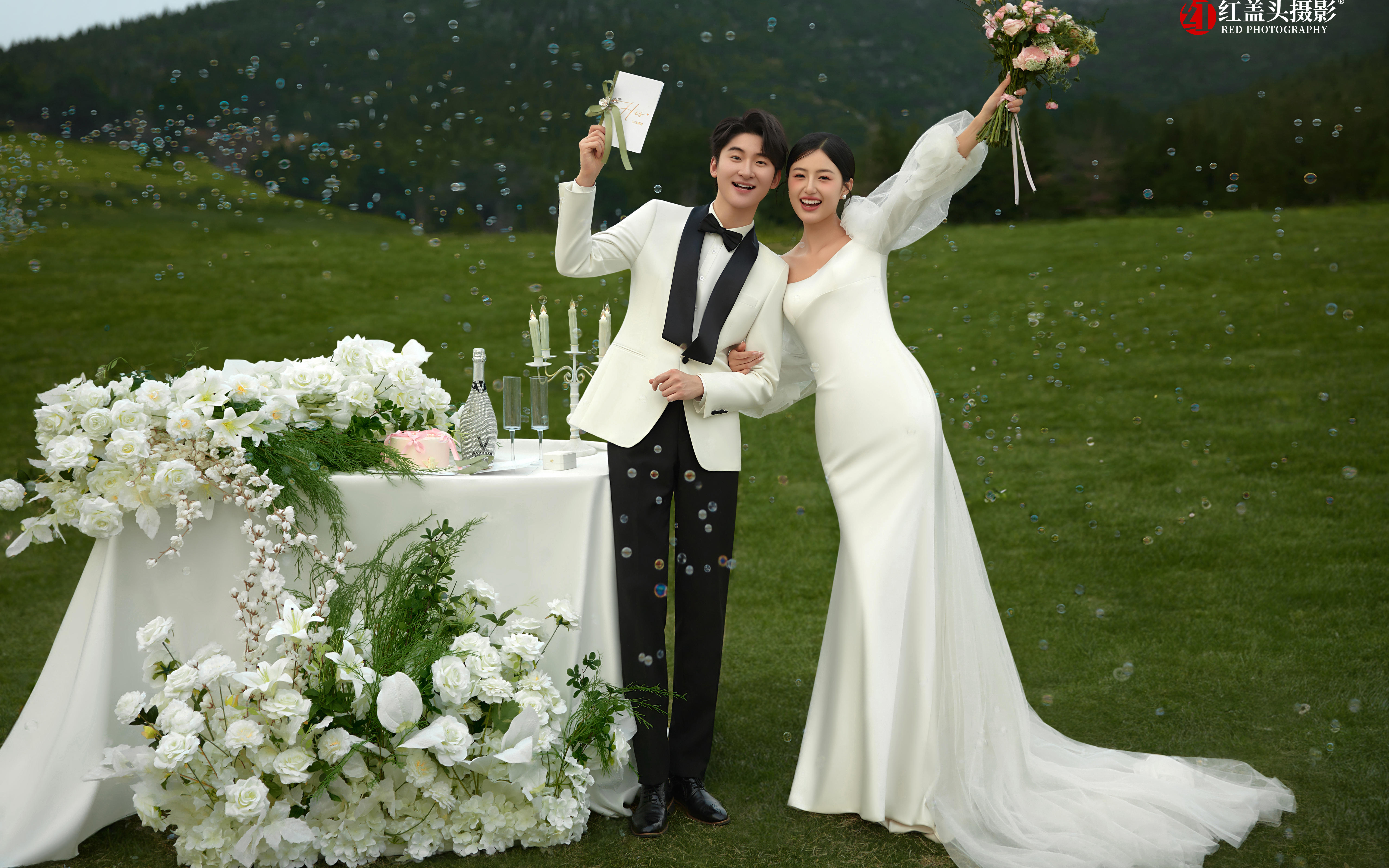 纪实感好心动丨难怪森系韩式婚纱照这么火