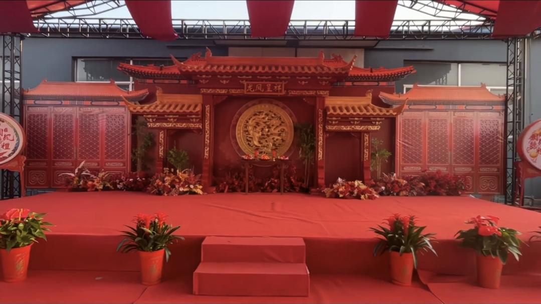 大棚里的中式婚禮，雅致場(chǎng)景承載濃濃喜意