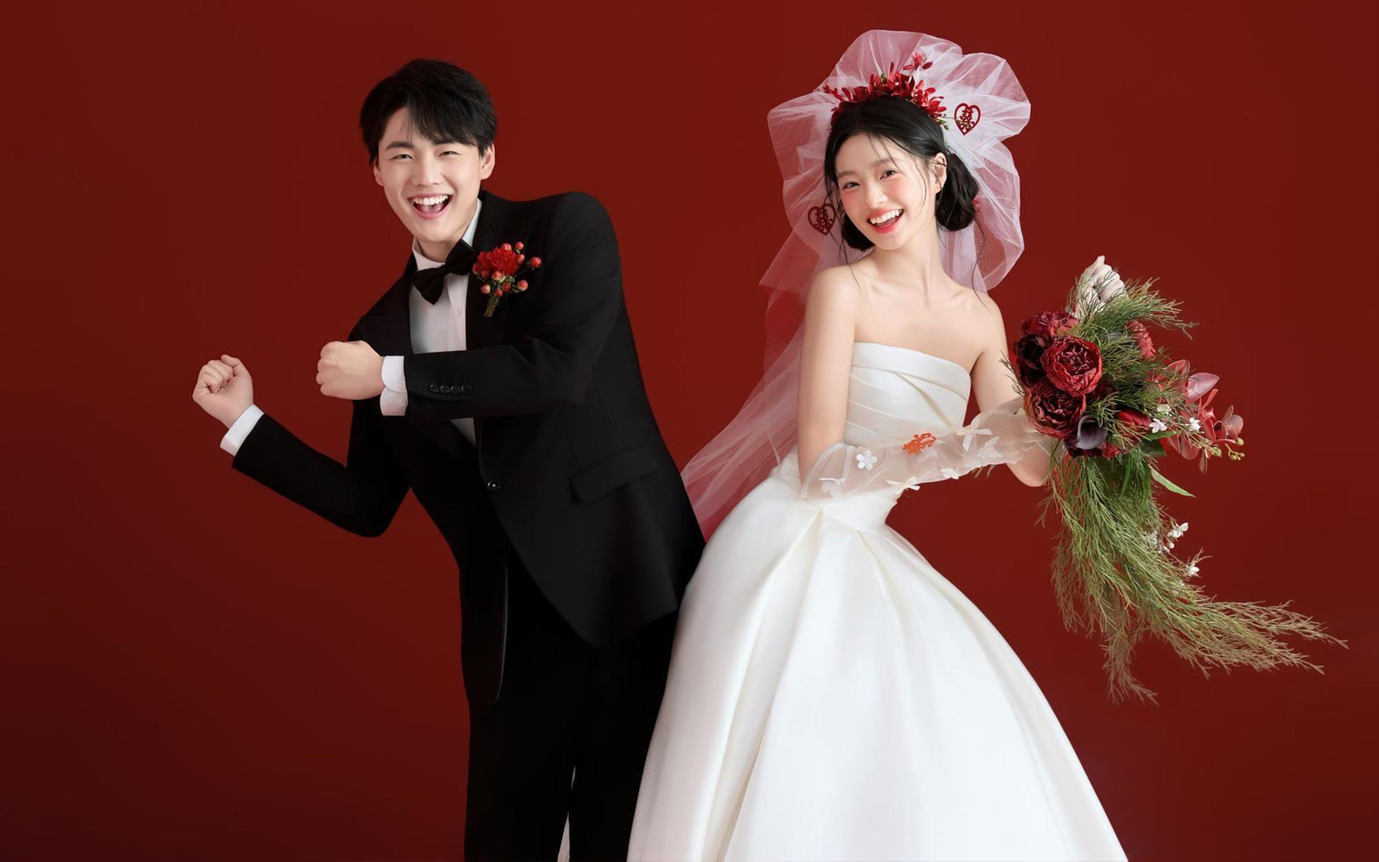 「客片鉴赏」💖喜嫁风婚照💒甜度爆表💕