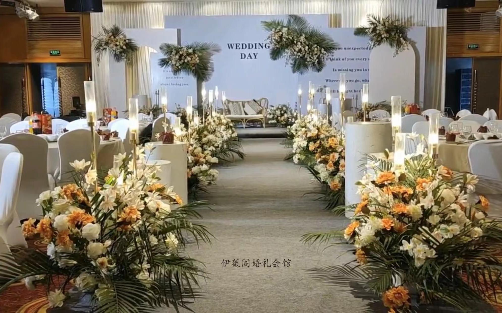 白绿色小资婚礼 |简约韩式
