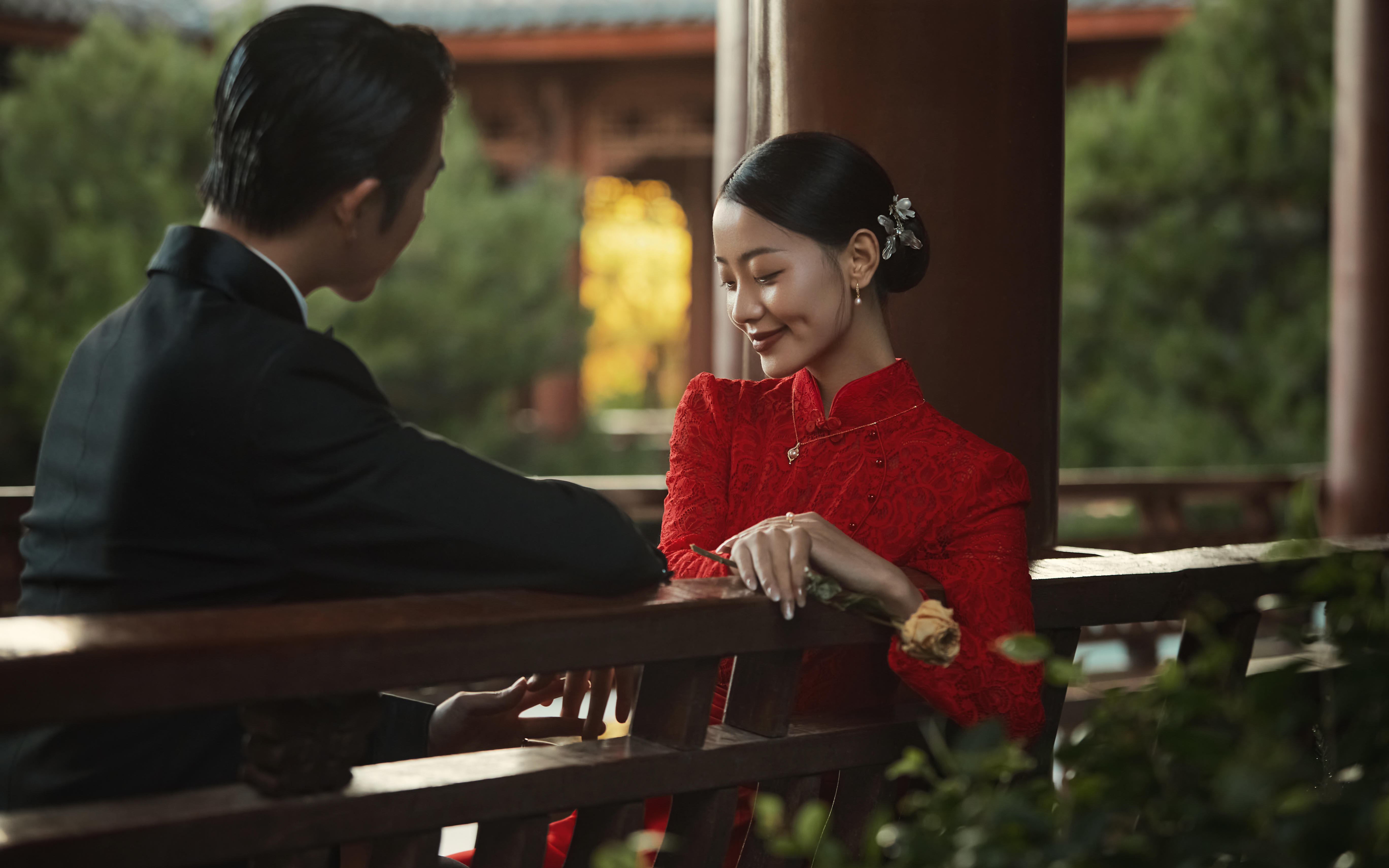 美遇婚纱摄影-中式园林