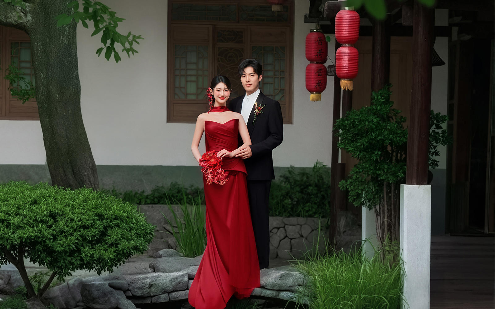 【古典美学】新中式园林纱照