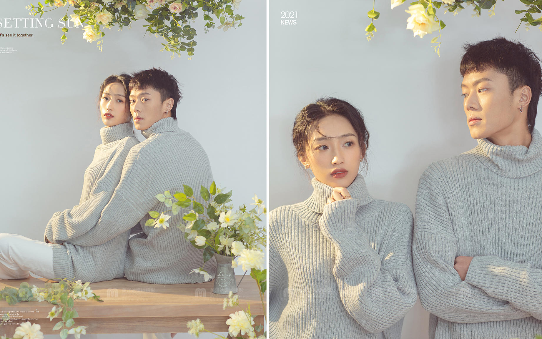 放大12个+2本相册+10服10造婚纱团购套餐